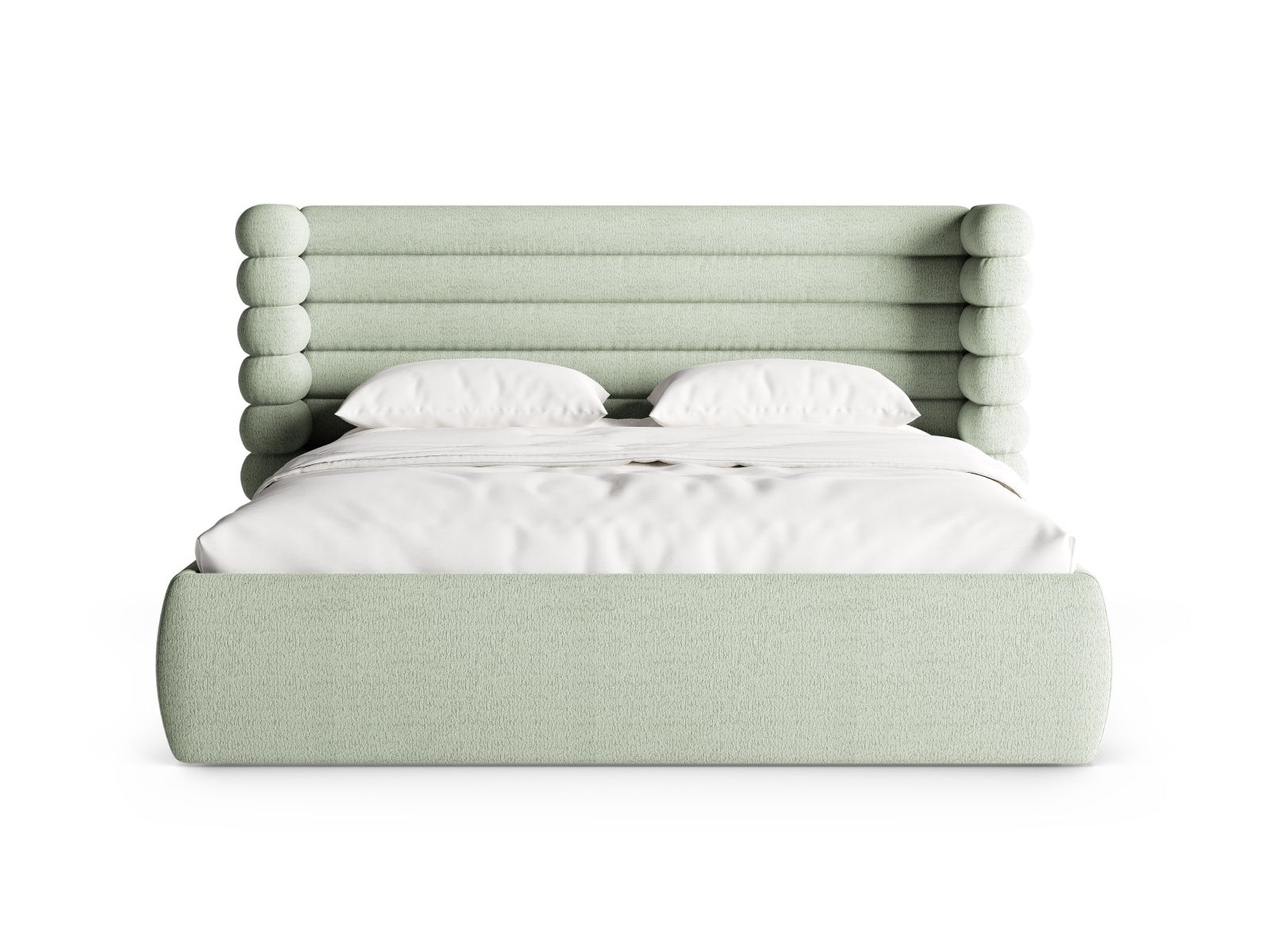 Storage Bed With Headboard, "Mount", 256x228x120