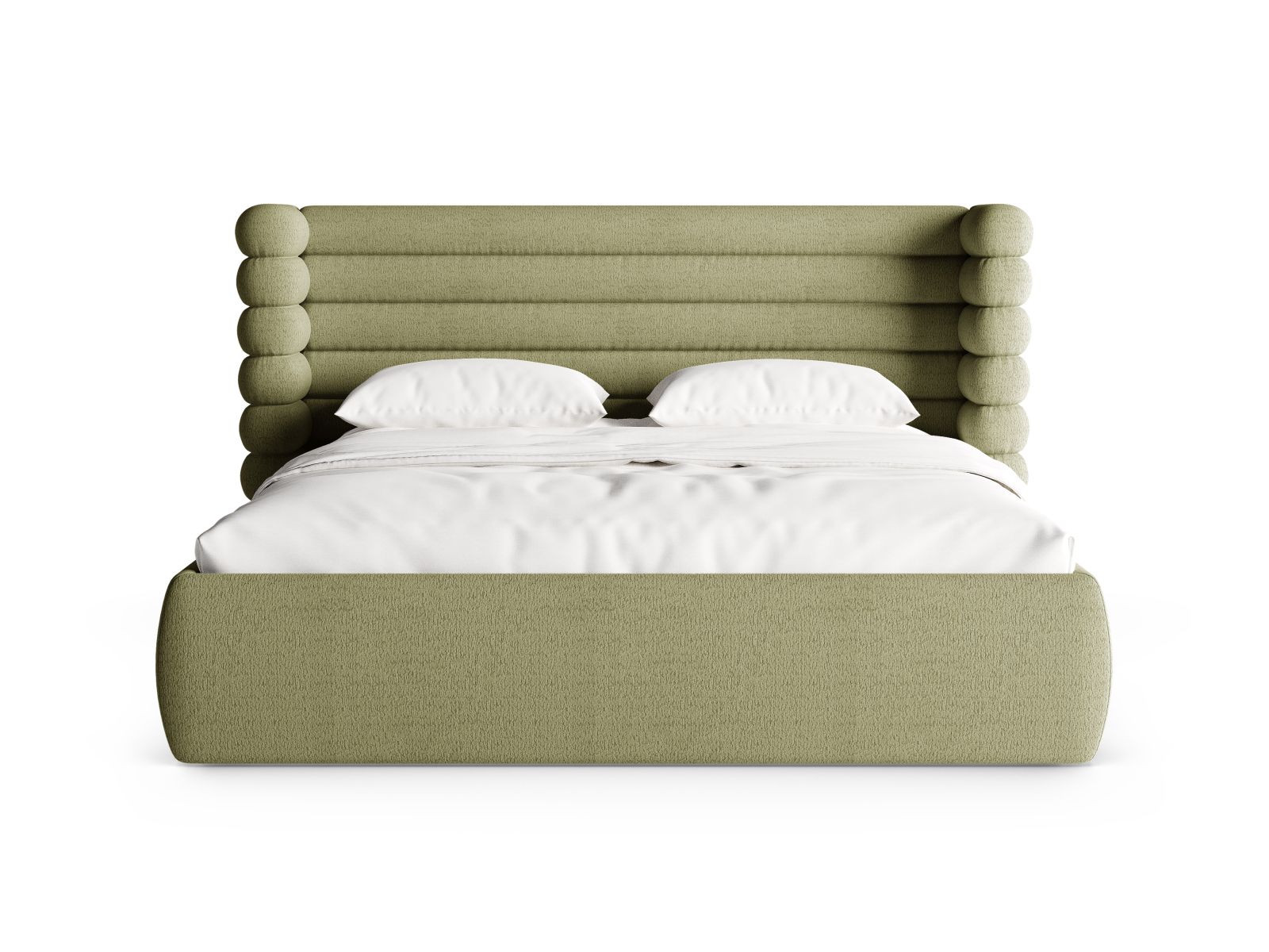 Storage Bed With Headboard, "Mount", 256x228x120