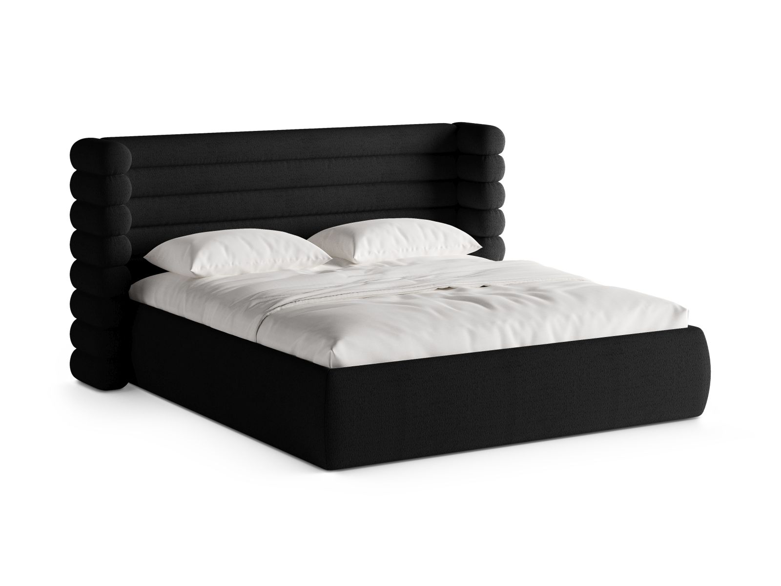 Storage Bed With Headboard, "Mount", 256x228x120