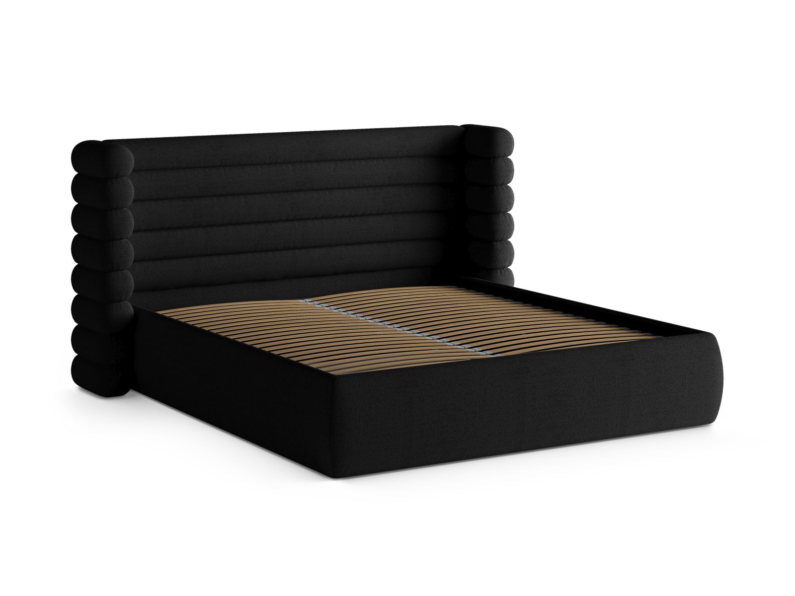 Storage Bed With Headboard, "Mount", 256x228x120