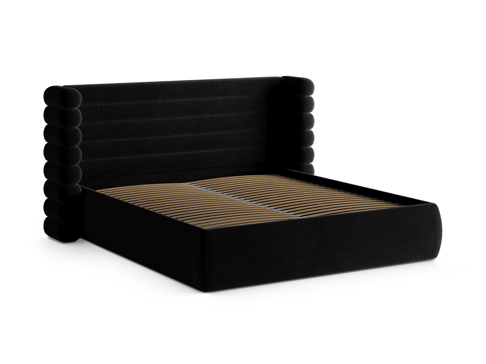 Storage Bed With Headboard, "Mount", 256x228x120