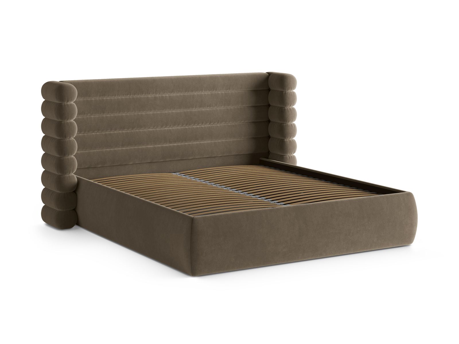 Storage Bed With Headboard, "Mount", 256x228x120
