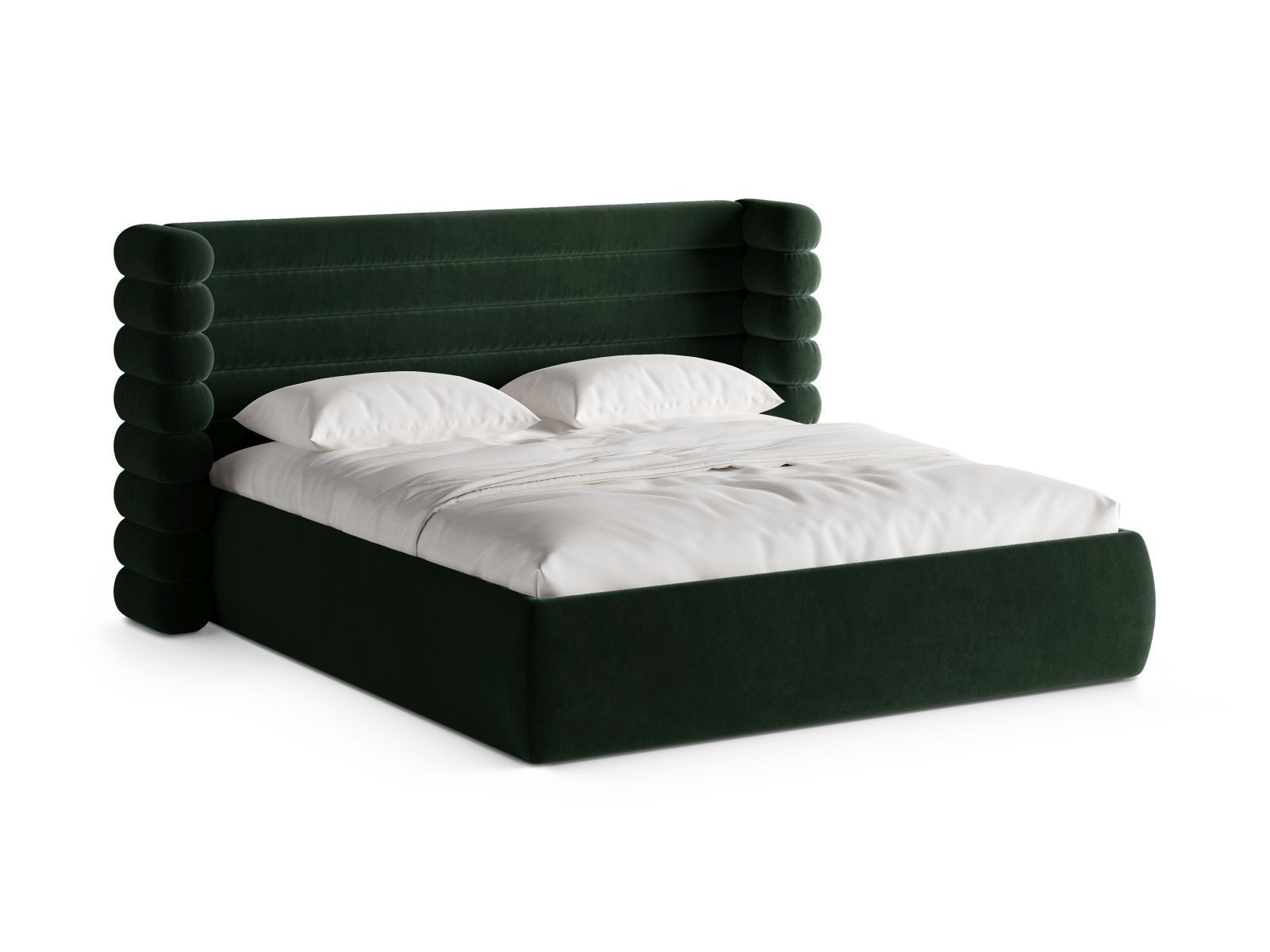 Storage Bed With Headboard, "Mount", 256x228x120