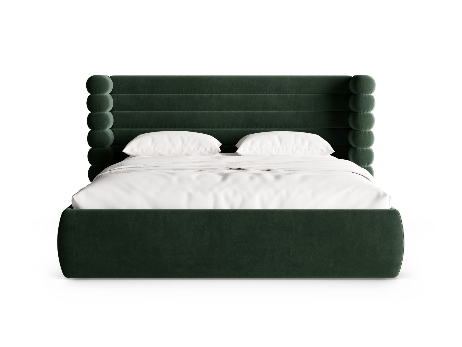 Storage Bed With Headboard, "Mount", 256x228x120