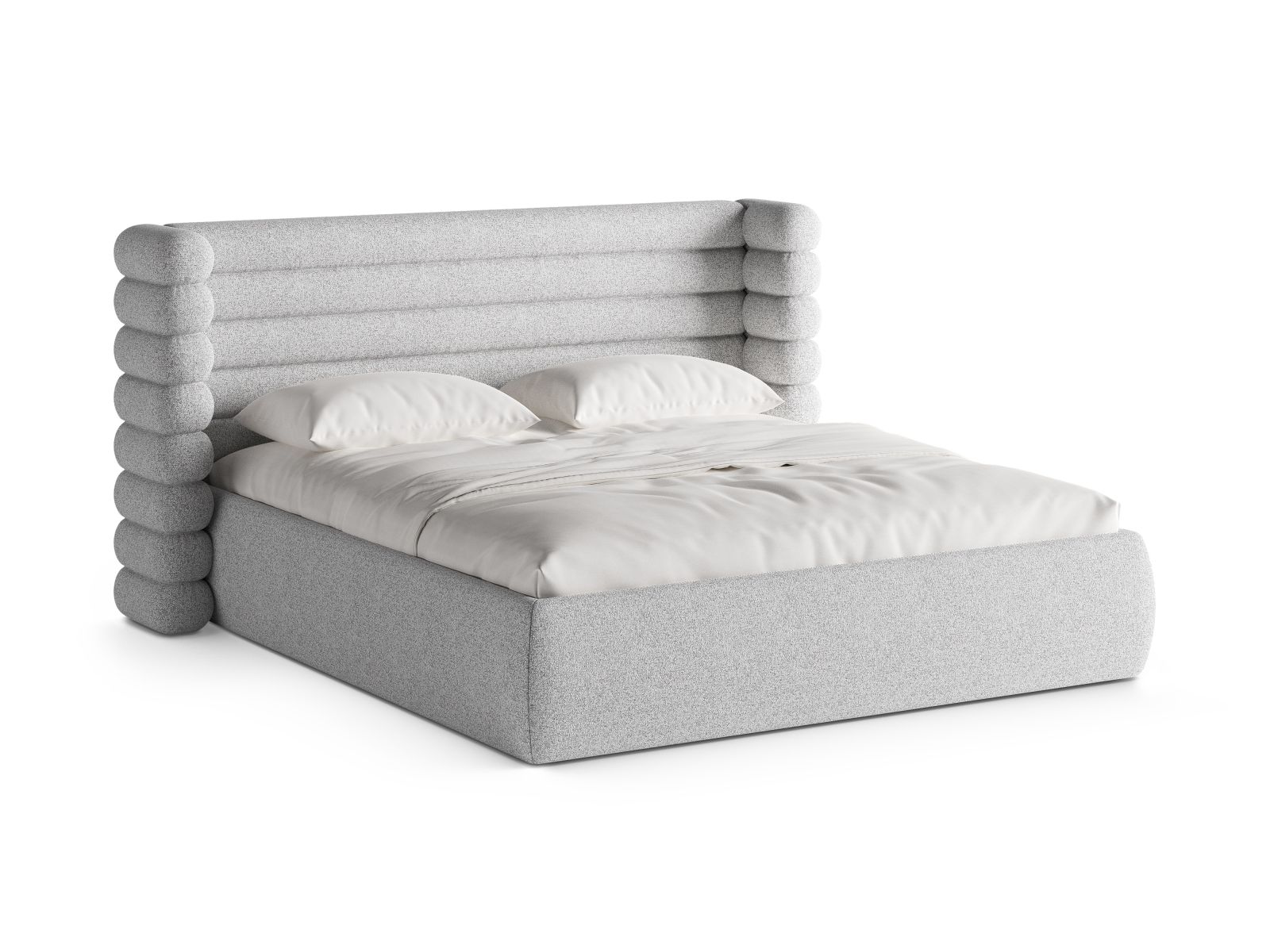 Storage Bed With Headboard, "Mount", 256x228x120