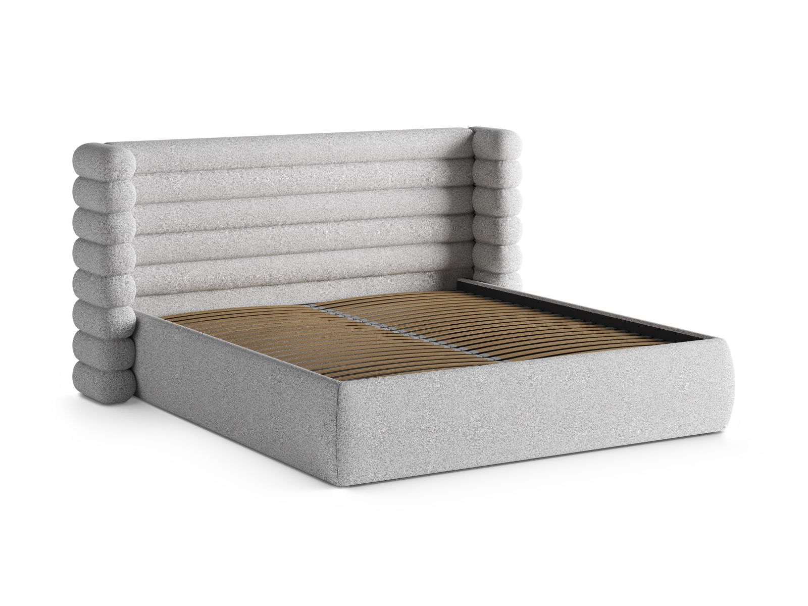 Storage Bed With Headboard, "Mount", 256x228x120