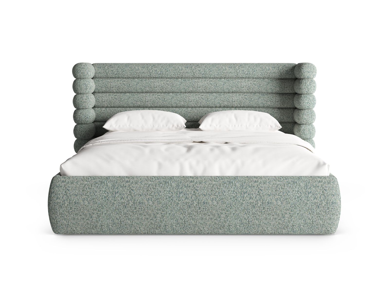 Storage Bed With Headboard, "Mount", 256x228x120