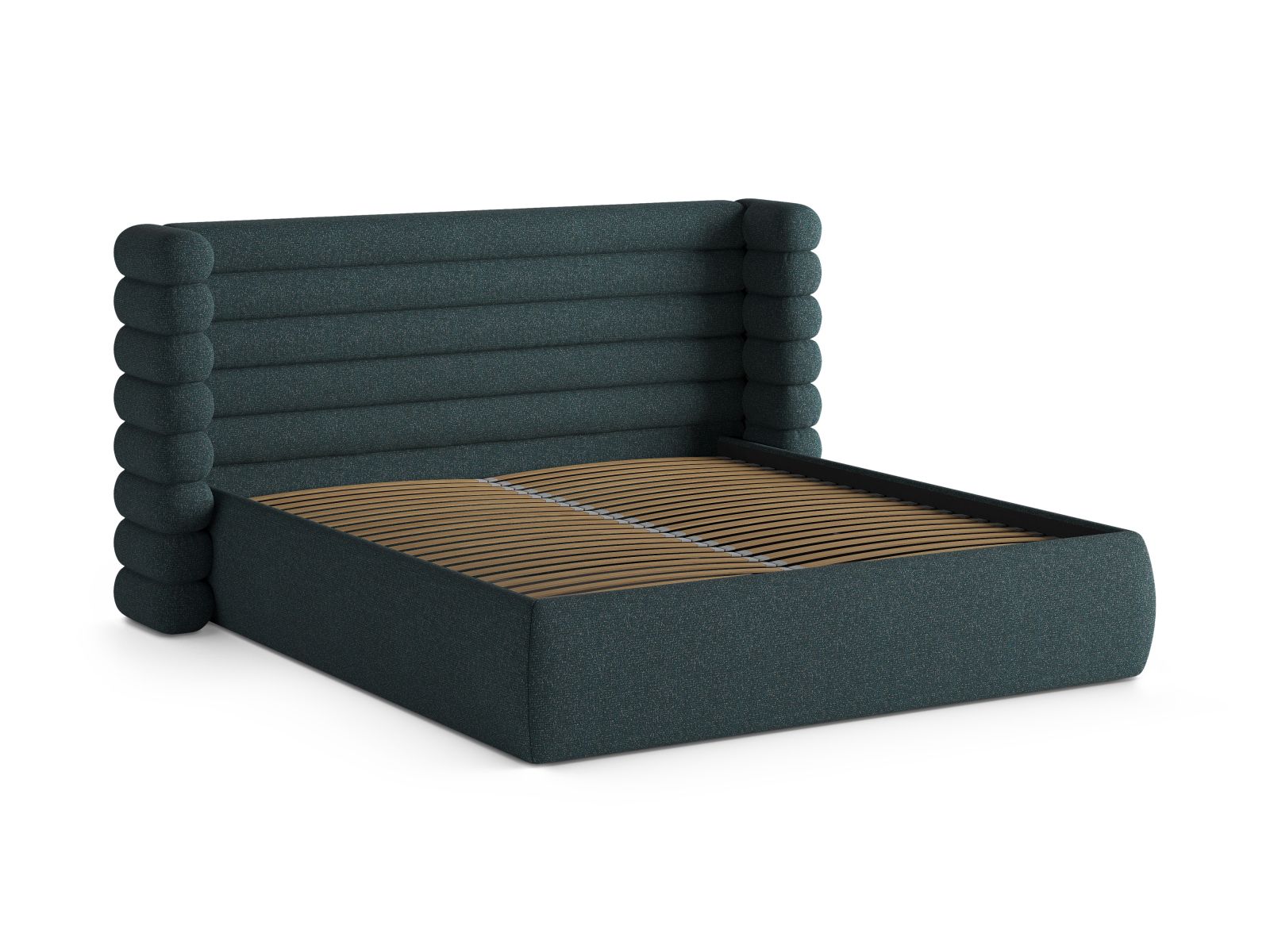 Storage Bed With Headboard, "Mount", 256x228x120