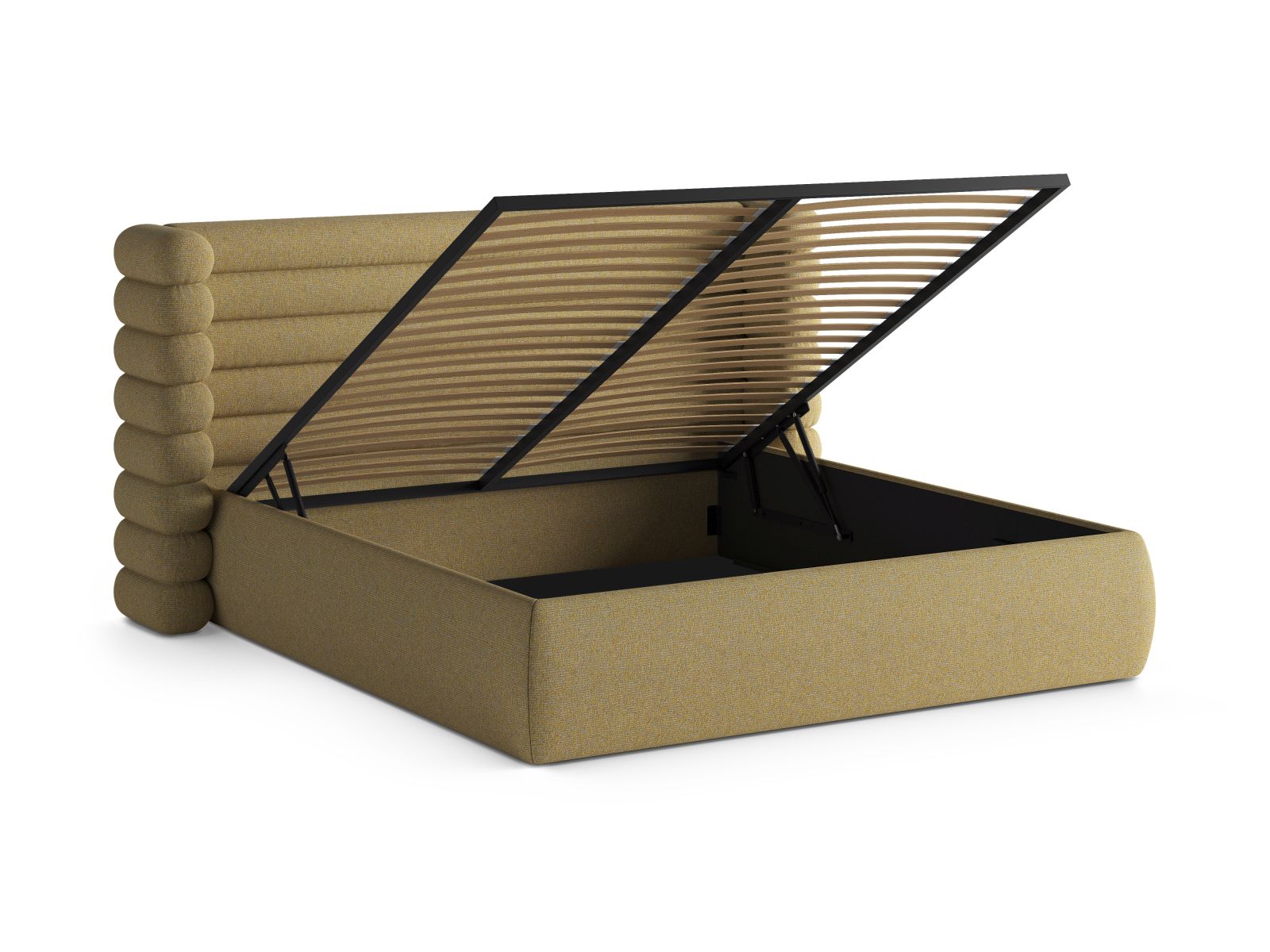 Storage Bed With Headboard, "Mount", 256x228x120