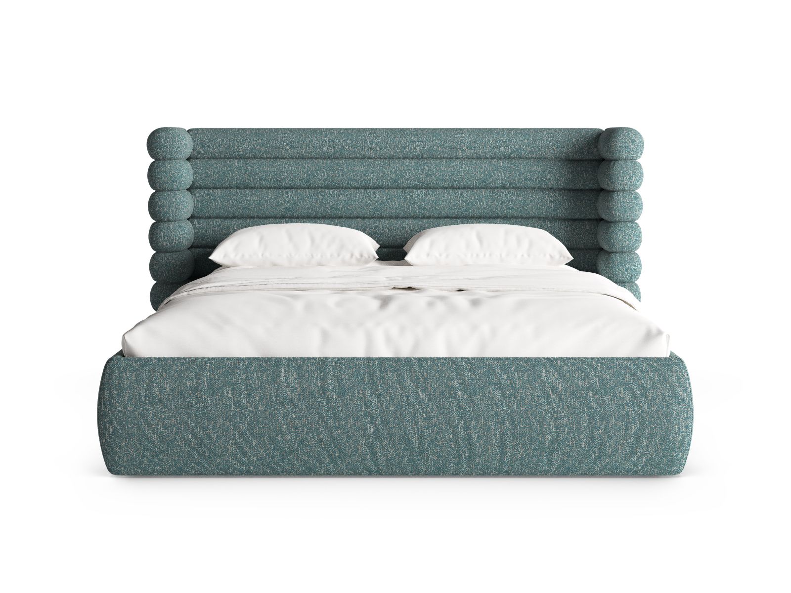 Storage Bed With Headboard, "Mount", 256x228x120