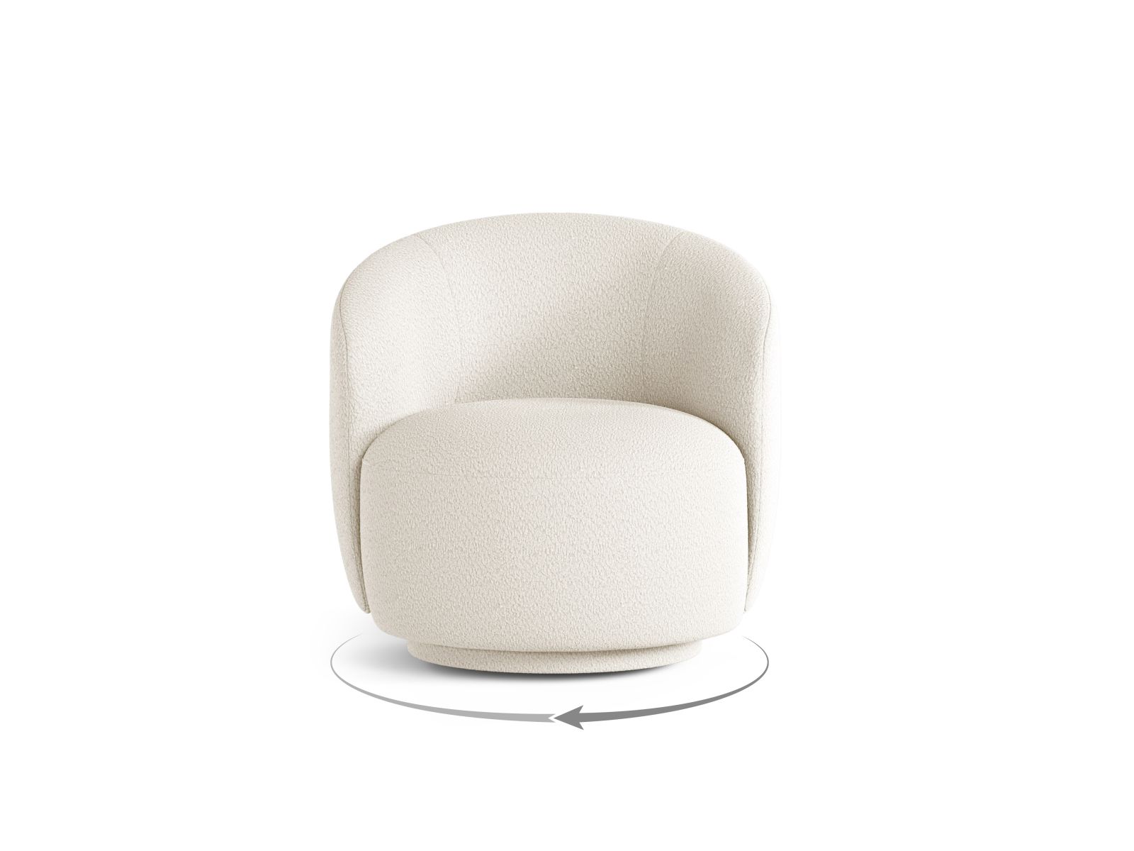 Swivel Armchair, "Letizia", 1 Seat, 69x72.5x70.5