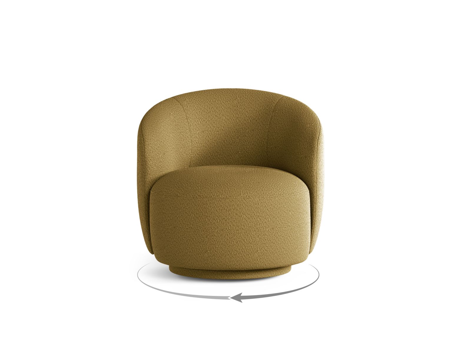 Swivel Armchair, "Letizia", 1 Seat, 69x72.5x70.5
