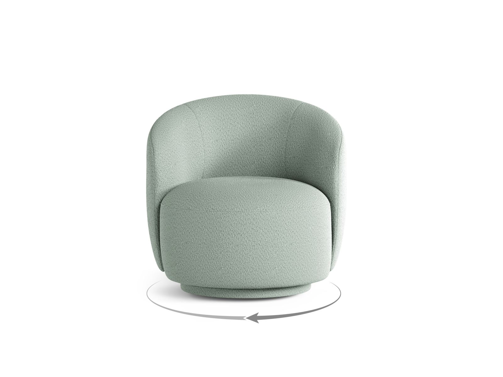 Swivel Armchair, "Letizia", 1 Seat, 69x72.5x70.5