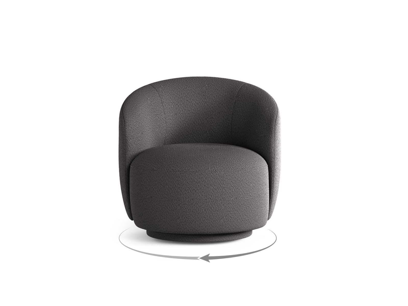 Swivel Armchair, "Letizia", 1 Seat, 69x72.5x70.5