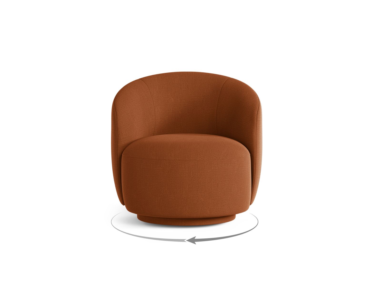 Swivel Armchair, "Letizia", 1 Seat, 69x72.5x70.5