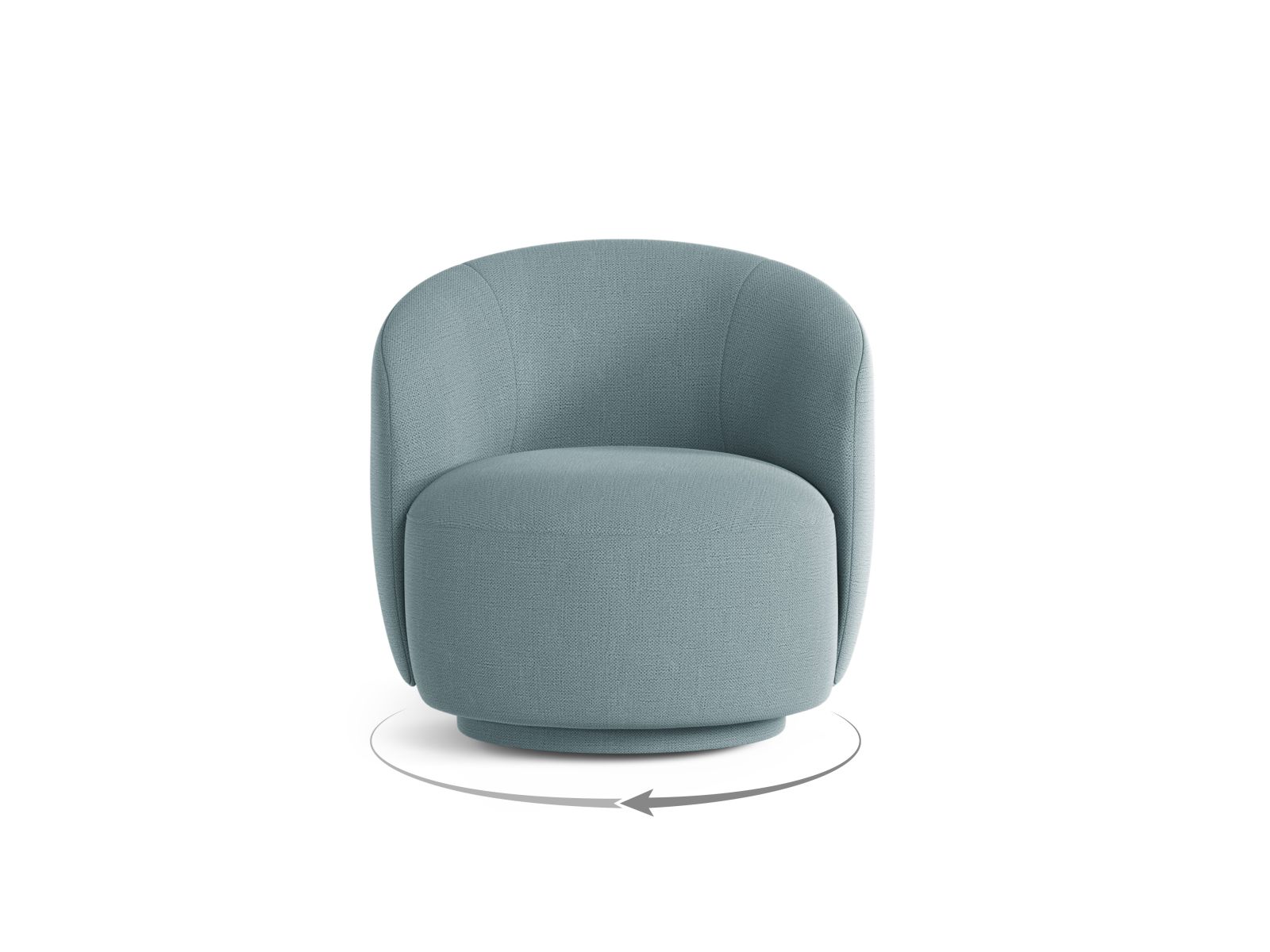 Swivel Armchair, "Letizia", 1 Seat, 69x72.5x70.5