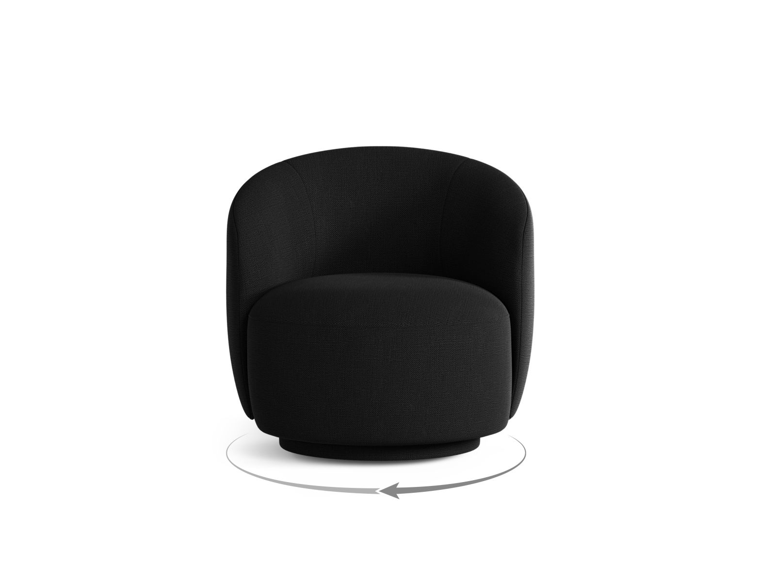 Swivel Armchair, "Letizia", 1 Seat, 69x72.5x70.5