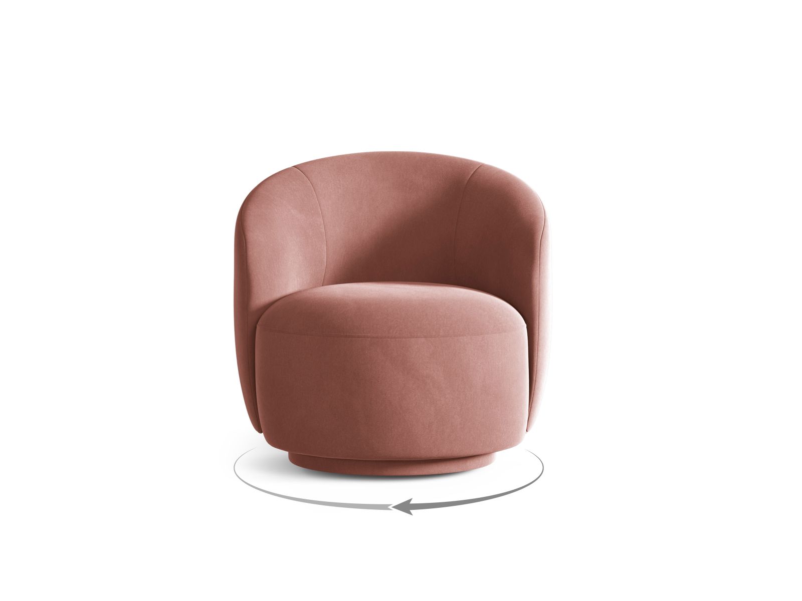Swivel Armchair, "Letizia", 1 Seat, 69x72.5x70.5