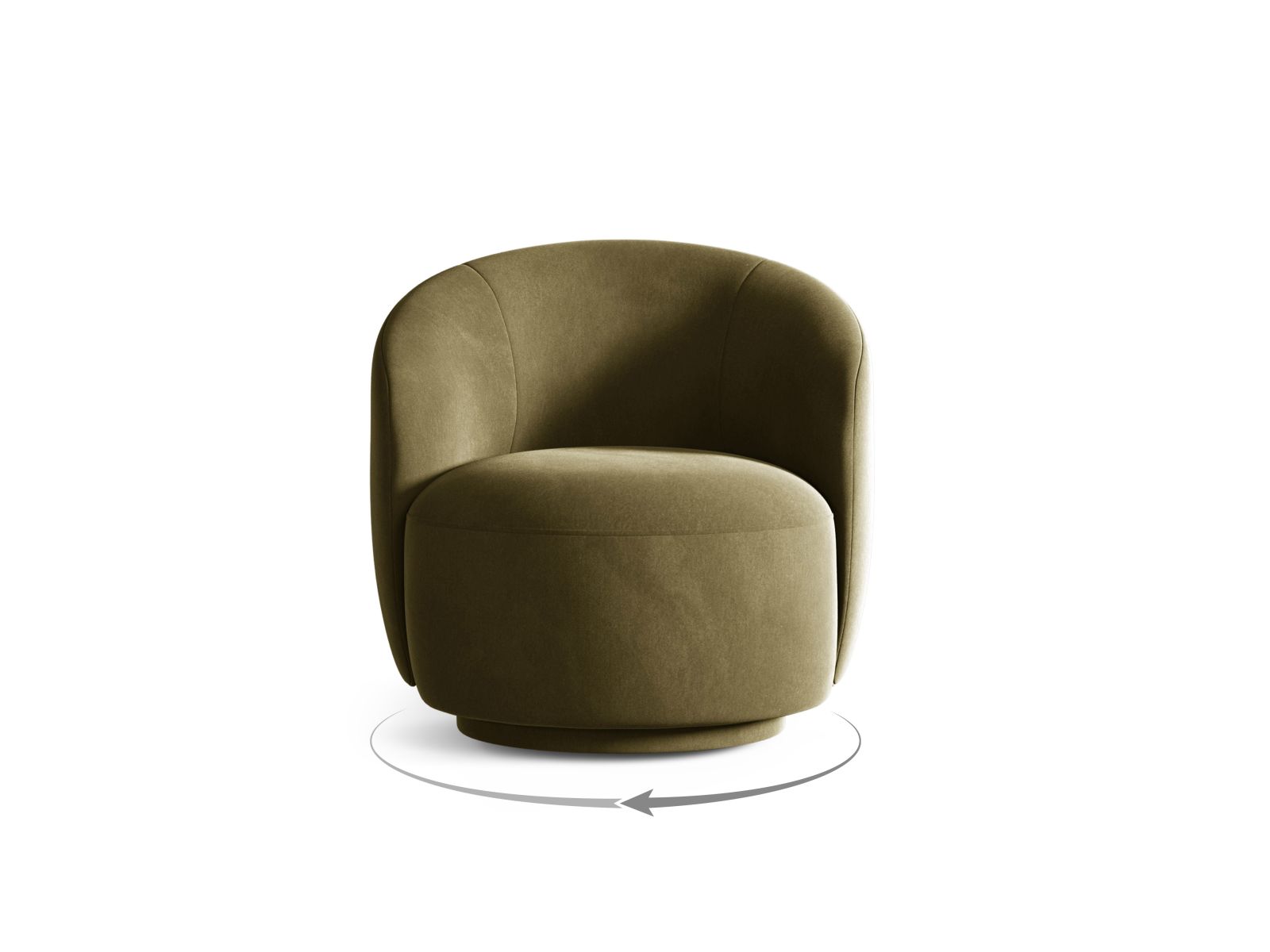 Swivel Armchair, "Letizia", 1 Seat, 69x72.5x70.5
