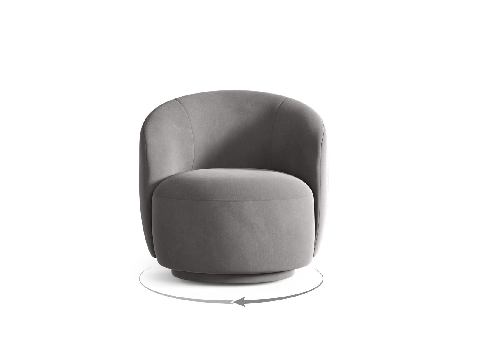 Swivel Armchair, "Letizia", 1 Seat, 69x72.5x70.5