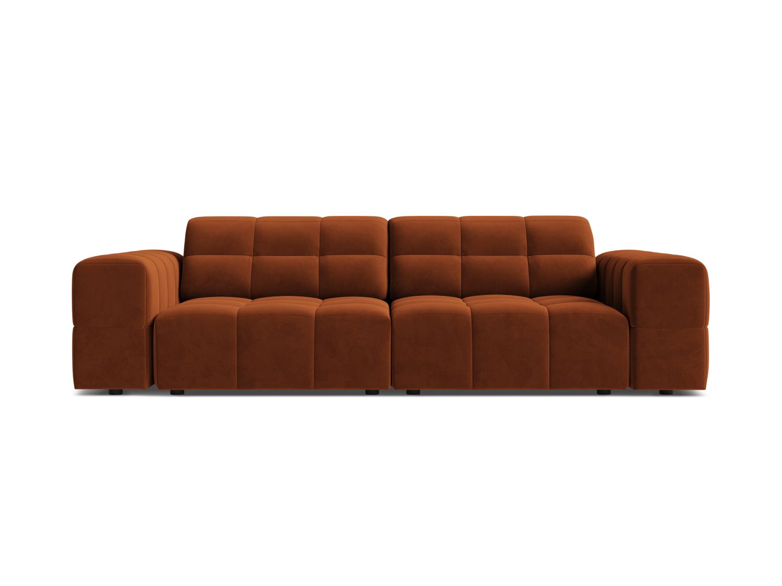 Velvet Sofa, "Jennifer", 3 Seats, 212x102x78