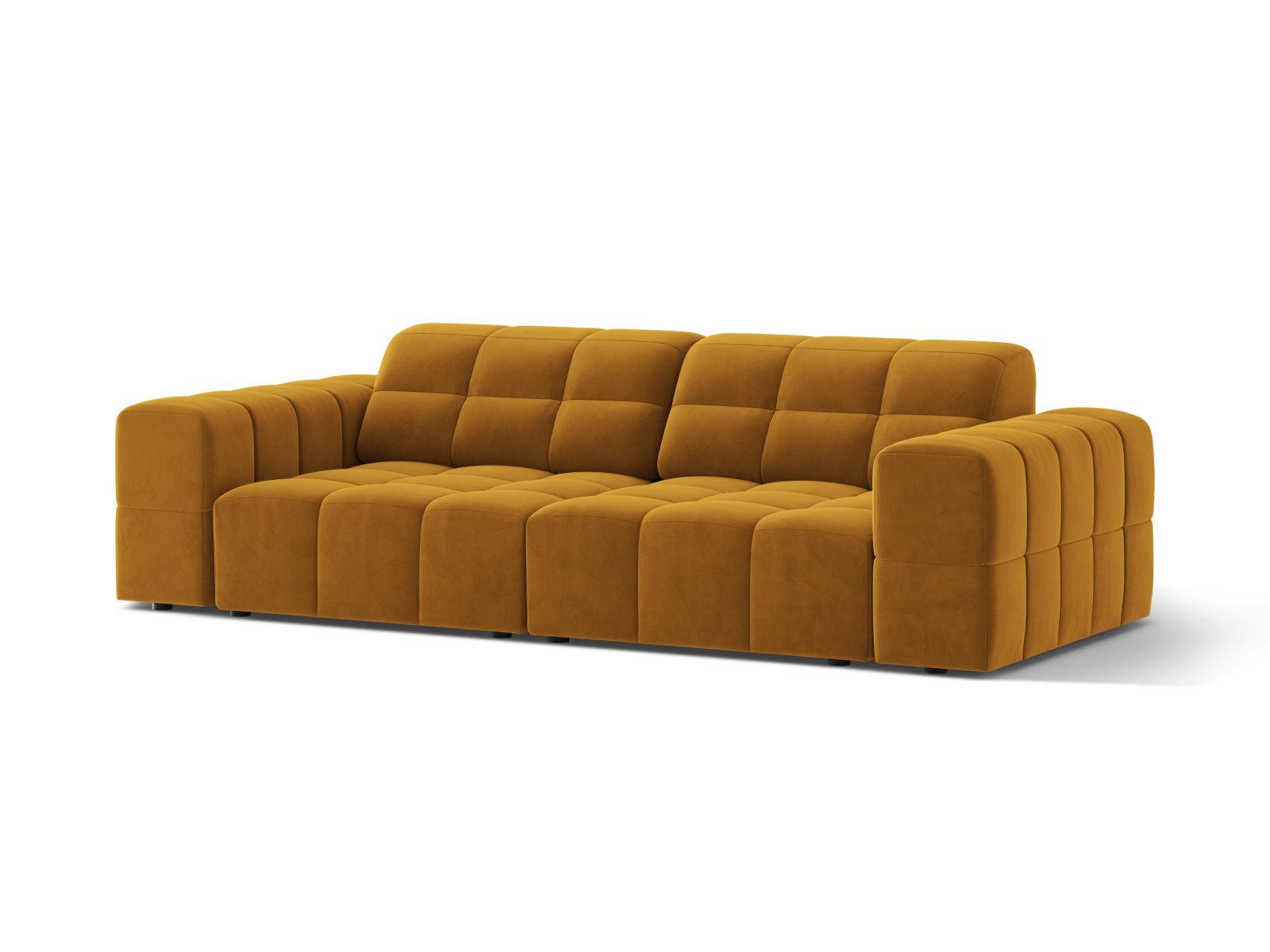Velvet Sofa, "Jennifer", 3 Seats, 212x102x78