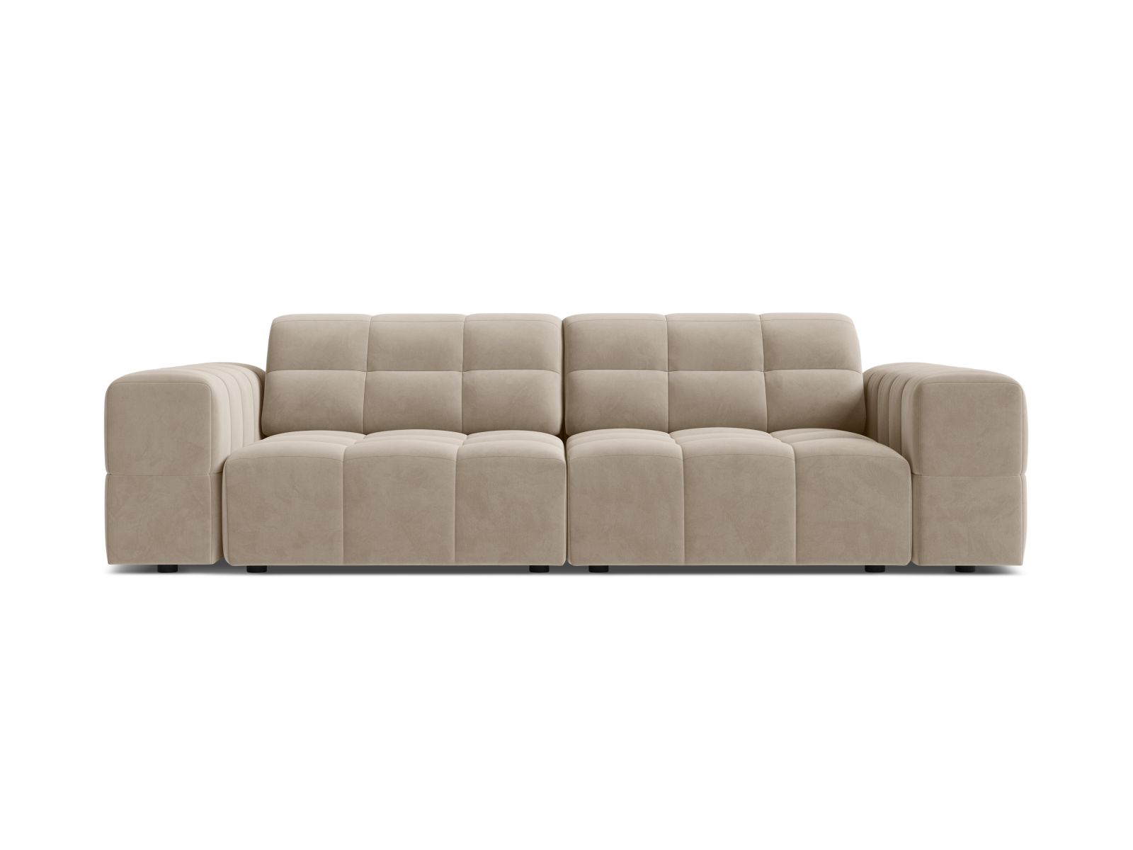 Velvet Sofa, "Jennifer", 3 Seats, 212x102x78