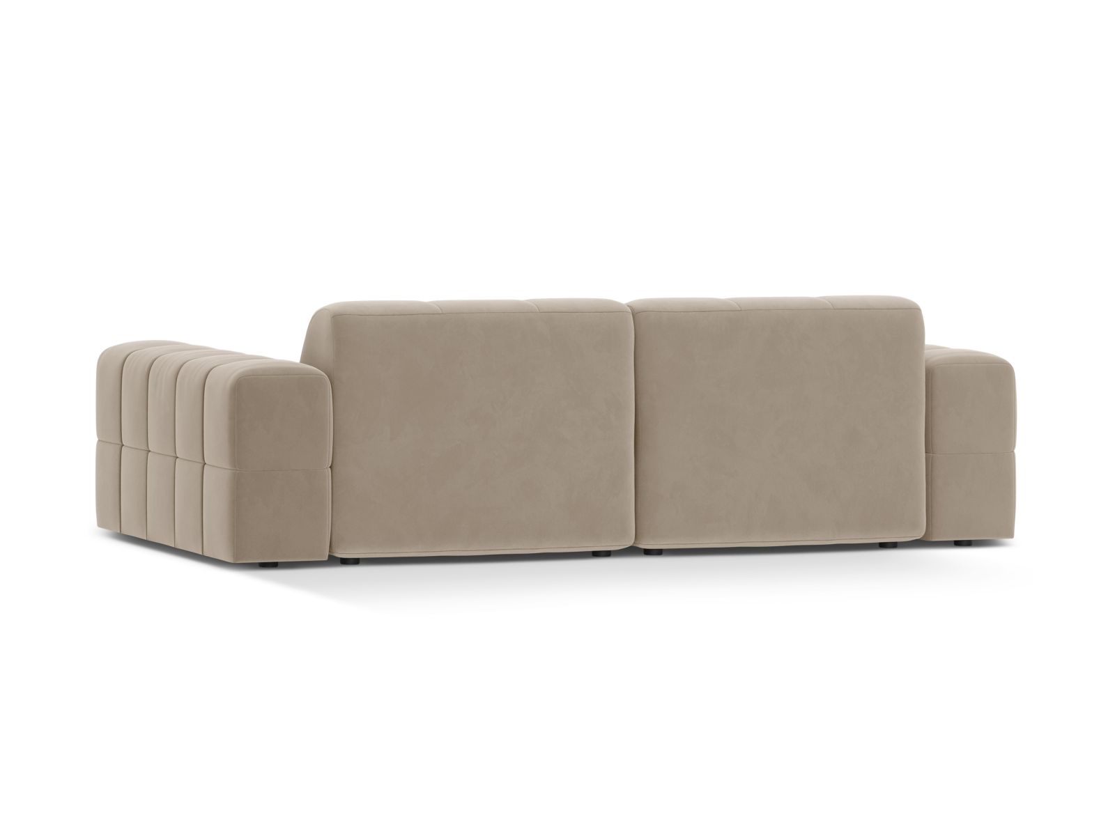 Velvet Sofa, "Jennifer", 3 Seats, 212x102x78