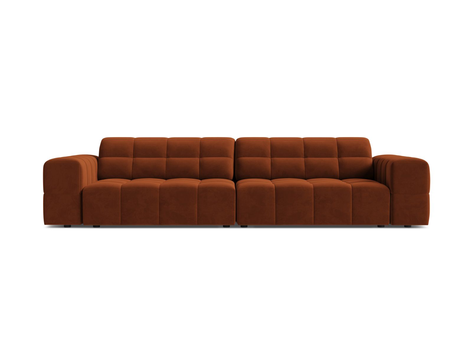 Velvet Sofa, "Jennifer", 4 Seats, 252x102x78
