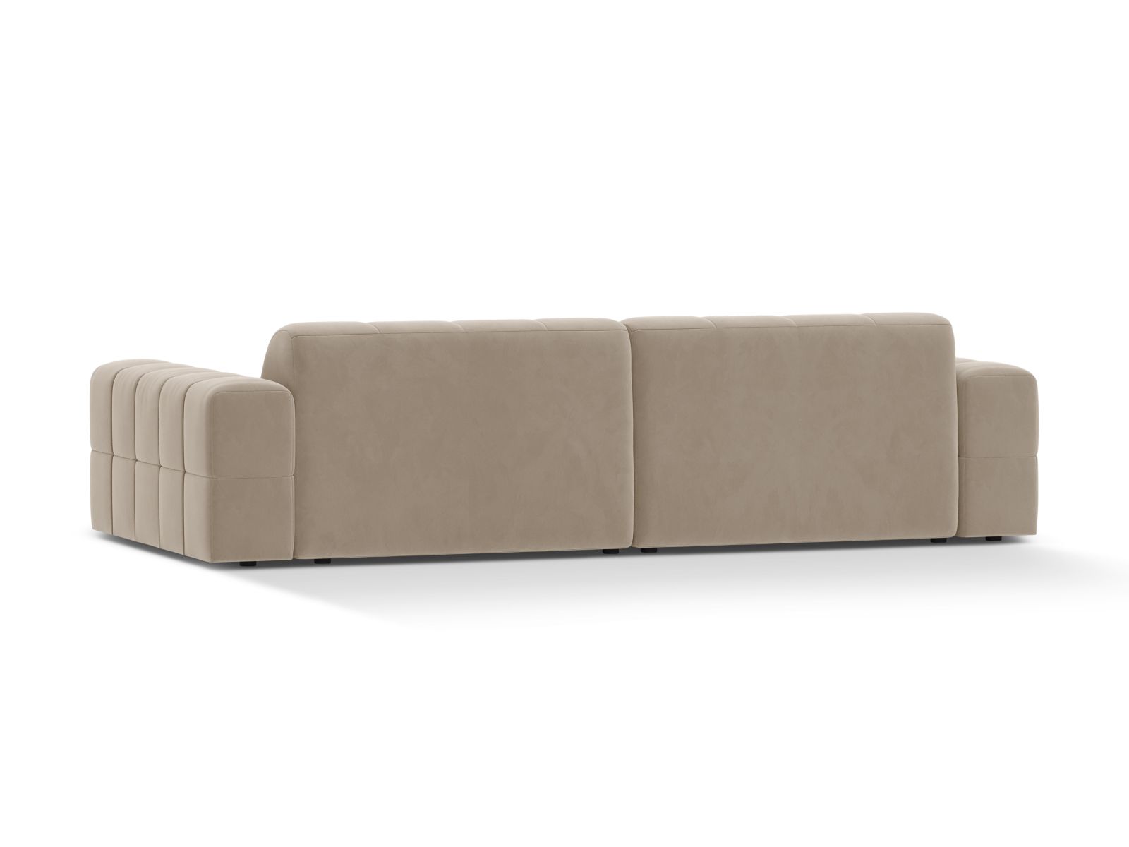 Velvet Sofa, "Jennifer", 4 Seats, 252x102x78