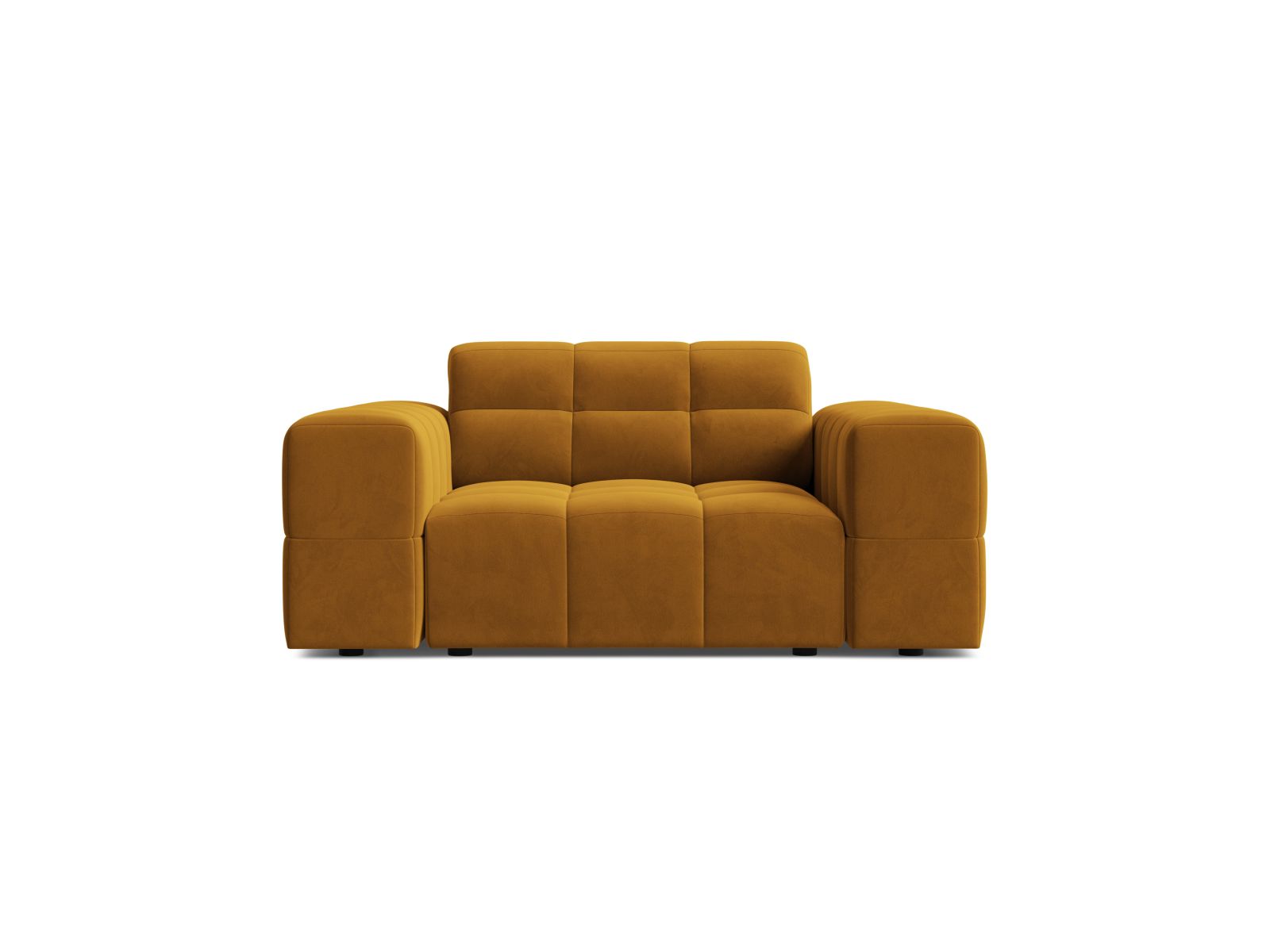 Velvet Armchair, "Jennifer", 1 Seat, 132x102x78