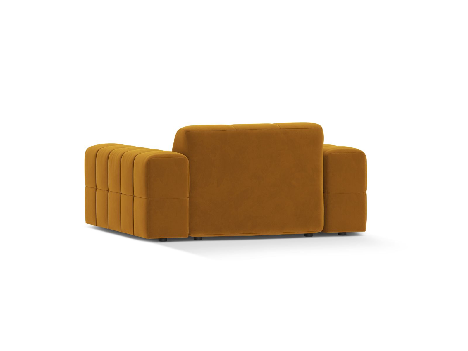 Velvet Armchair, "Jennifer", 1 Seat, 132x102x78