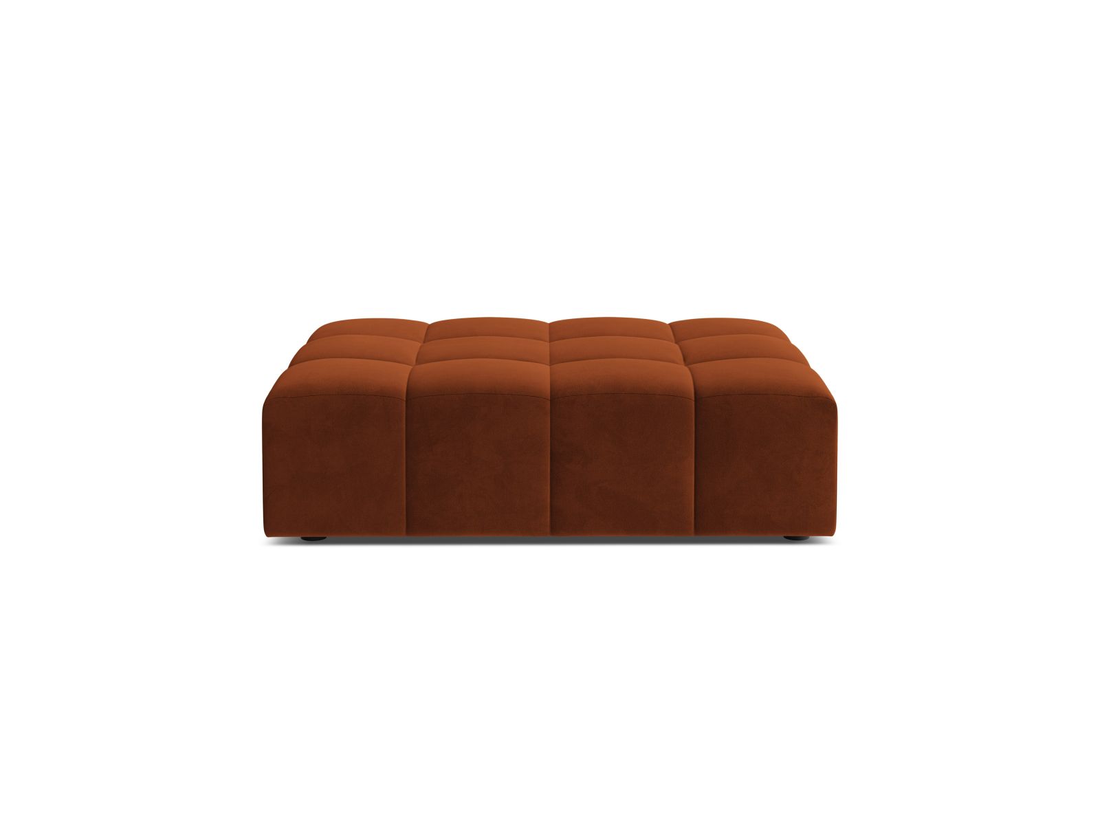 Velvet Pouf, "Jennifer", 1 Seat, 102x84x42