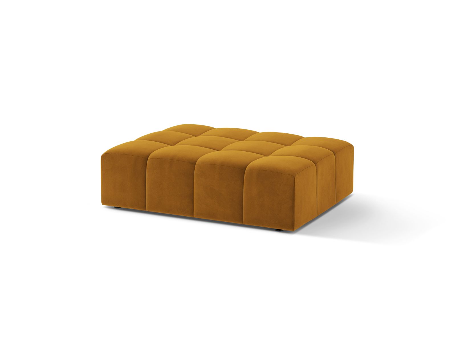 Velvet Pouf, "Jennifer", 1 Seat, 102x84x42