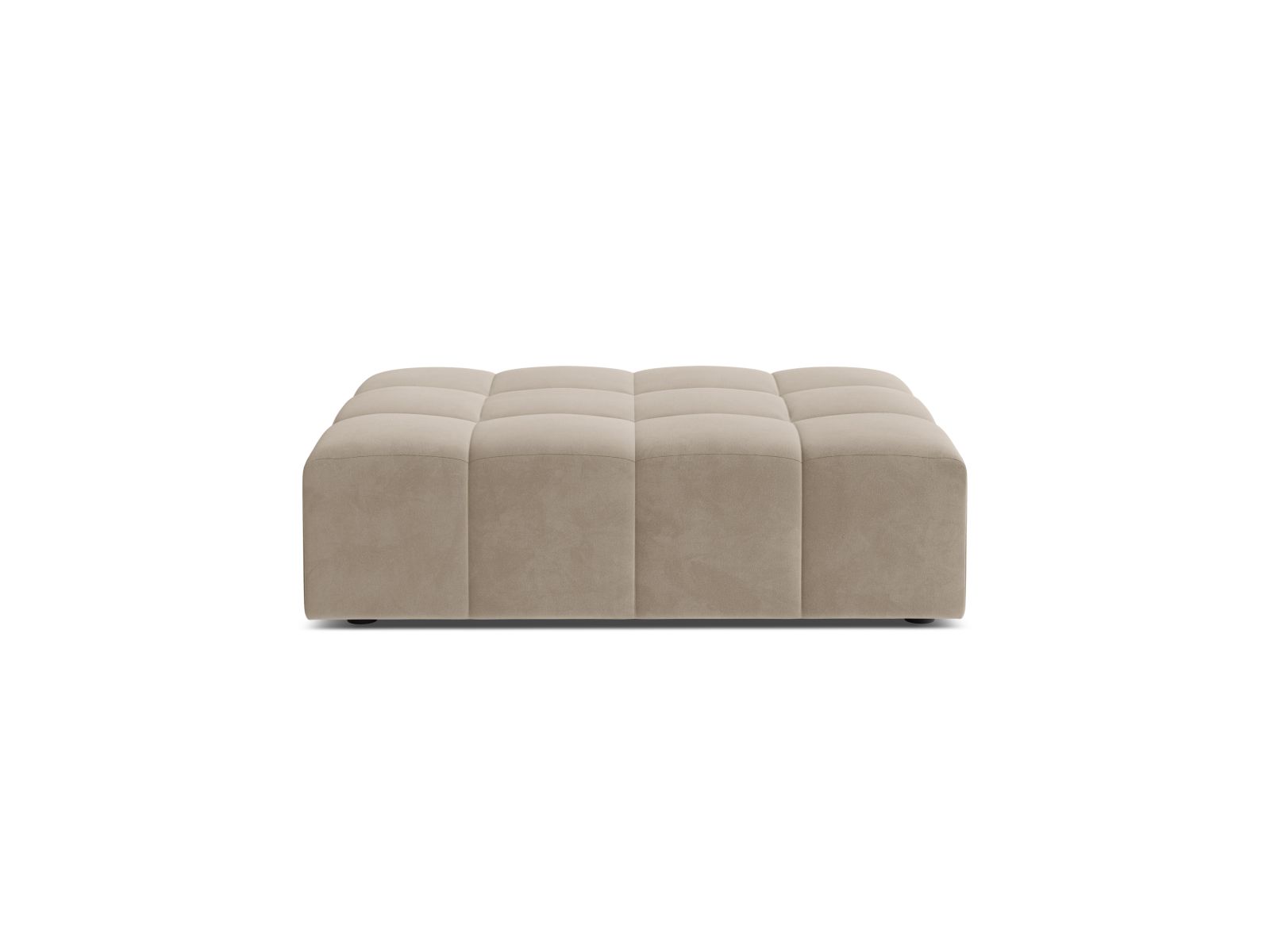 Velvet Pouf, "Jennifer", 1 Seat, 102x84x42