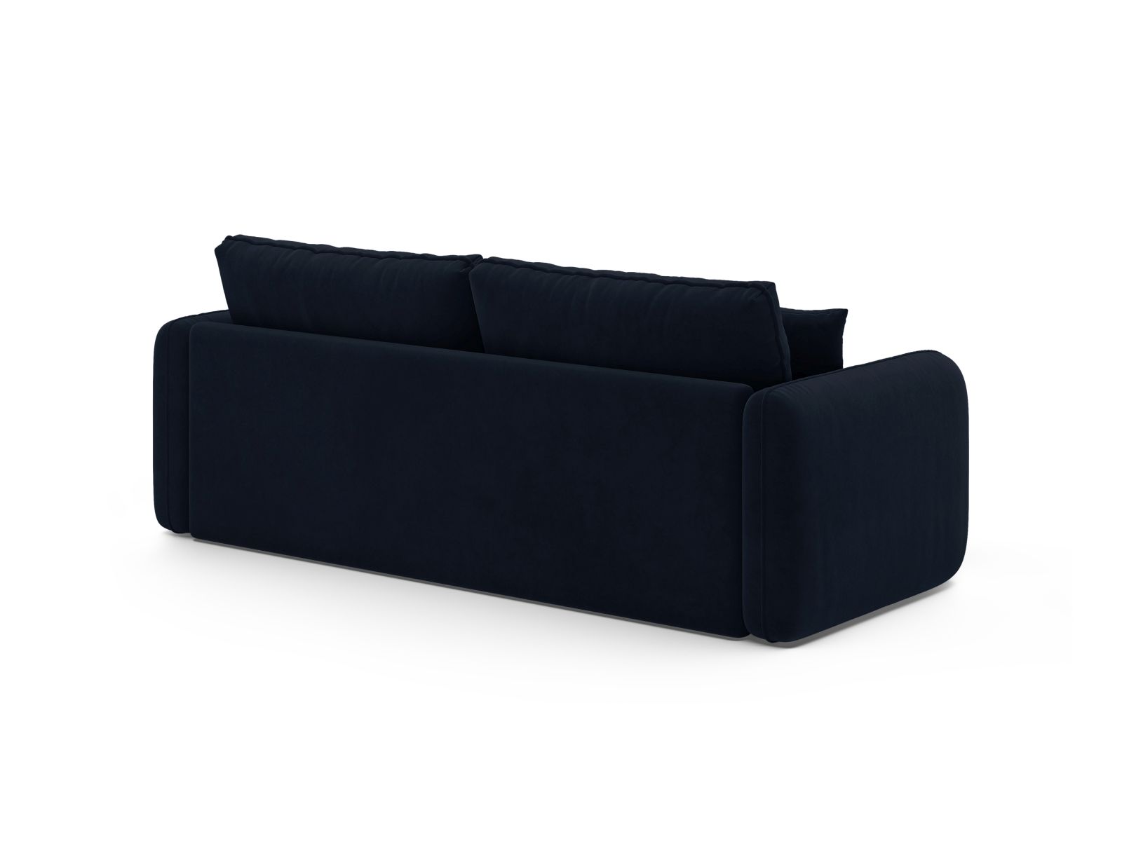 Velvet Sofa With Bed Function, "Dormi", 3 Seats, 225x94x87