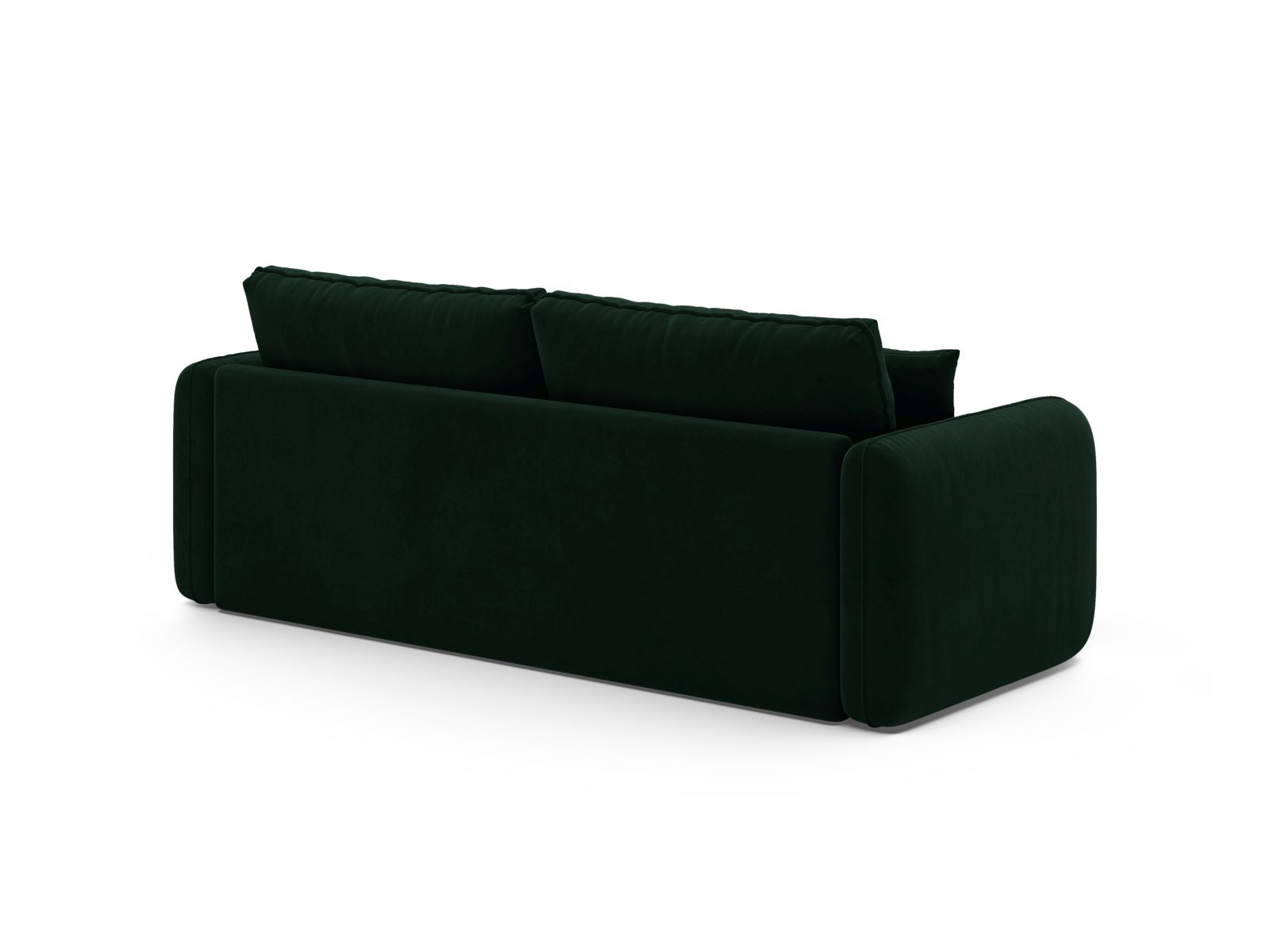 Velvet Sofa With Bed Function, "Dormi", 3 Seats, 225x94x87