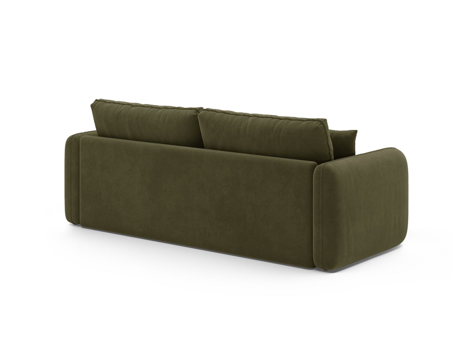 Velvet Sofa With Bed Function, "Dormi", 3 Seats, 225x94x87