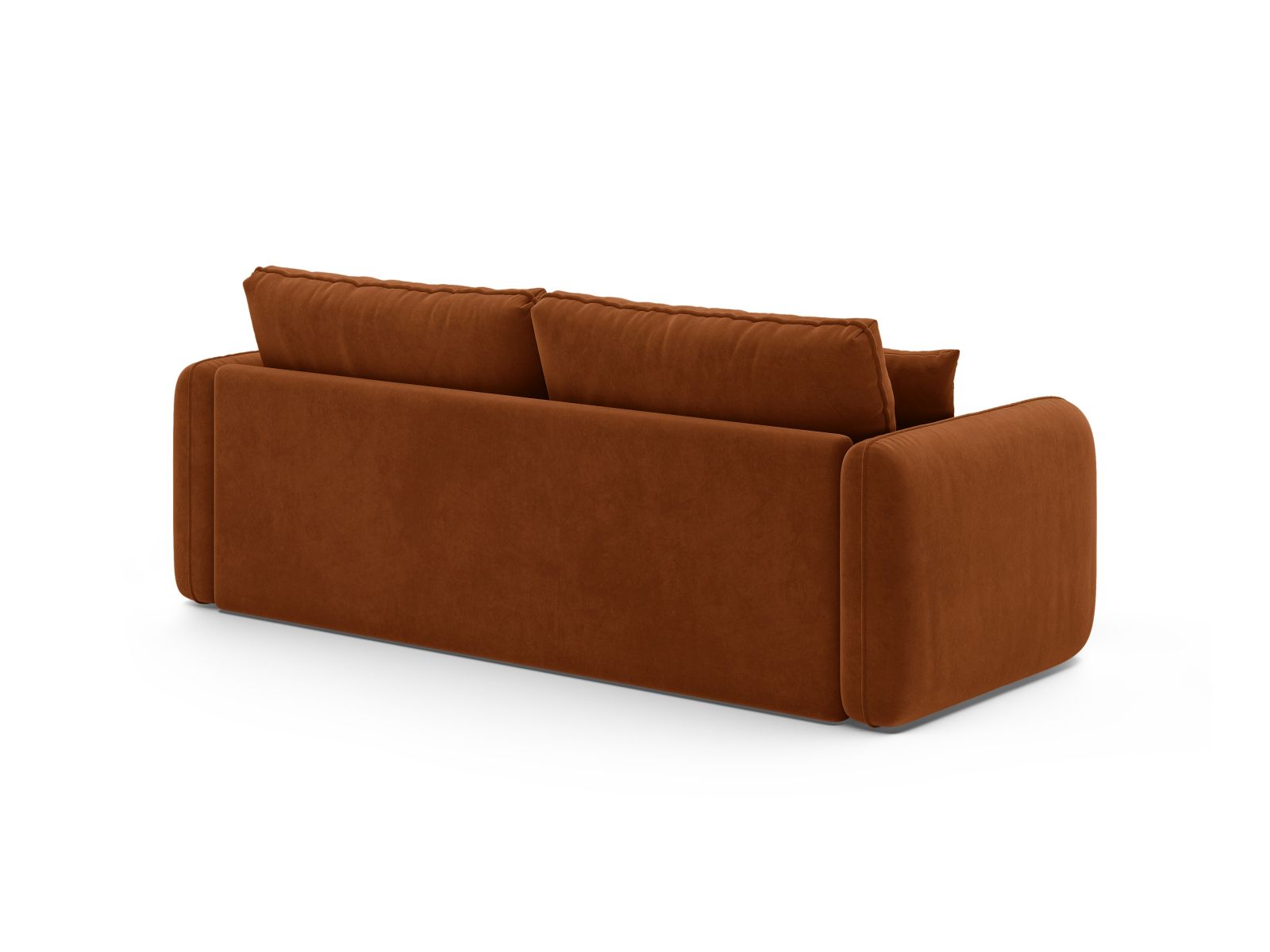 Velvet Sofa With Bed Function, "Dormi", 3 Seats, 225x94x87