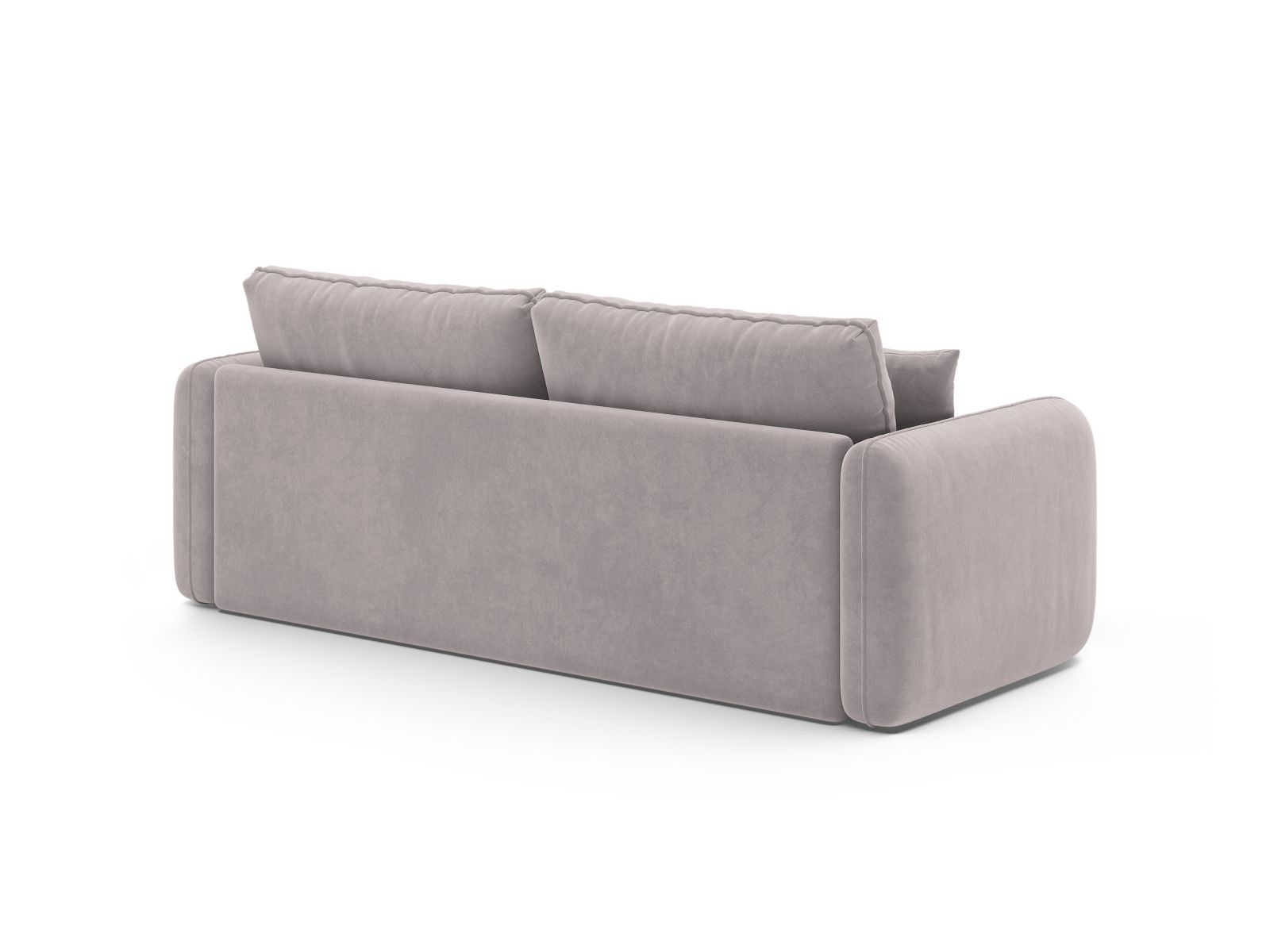 Velvet Sofa With Bed Function, "Dormi", 3 Seats, 225x94x87