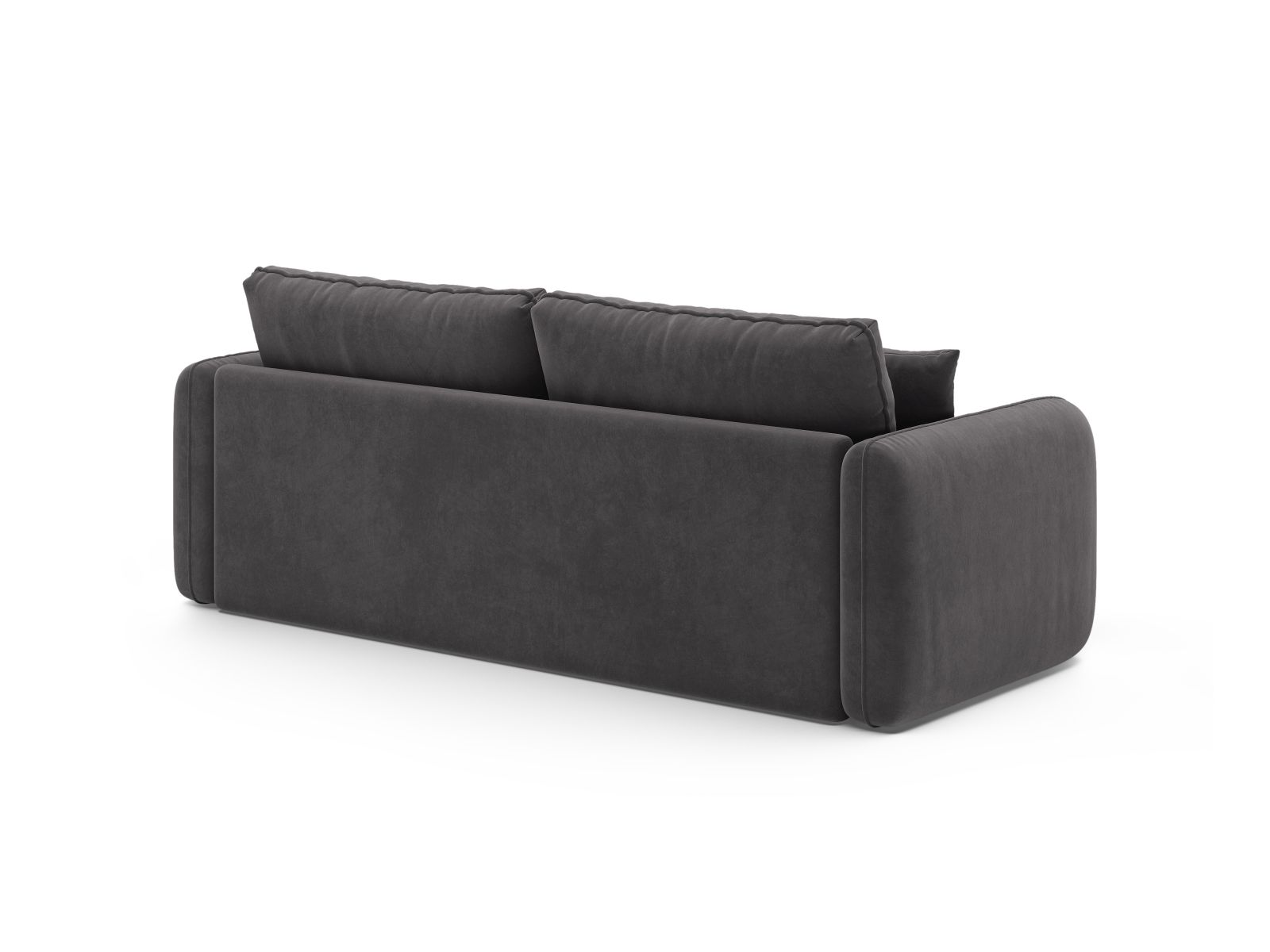 Velvet Sofa With Bed Function, "Dormi", 3 Seats, 225x94x87