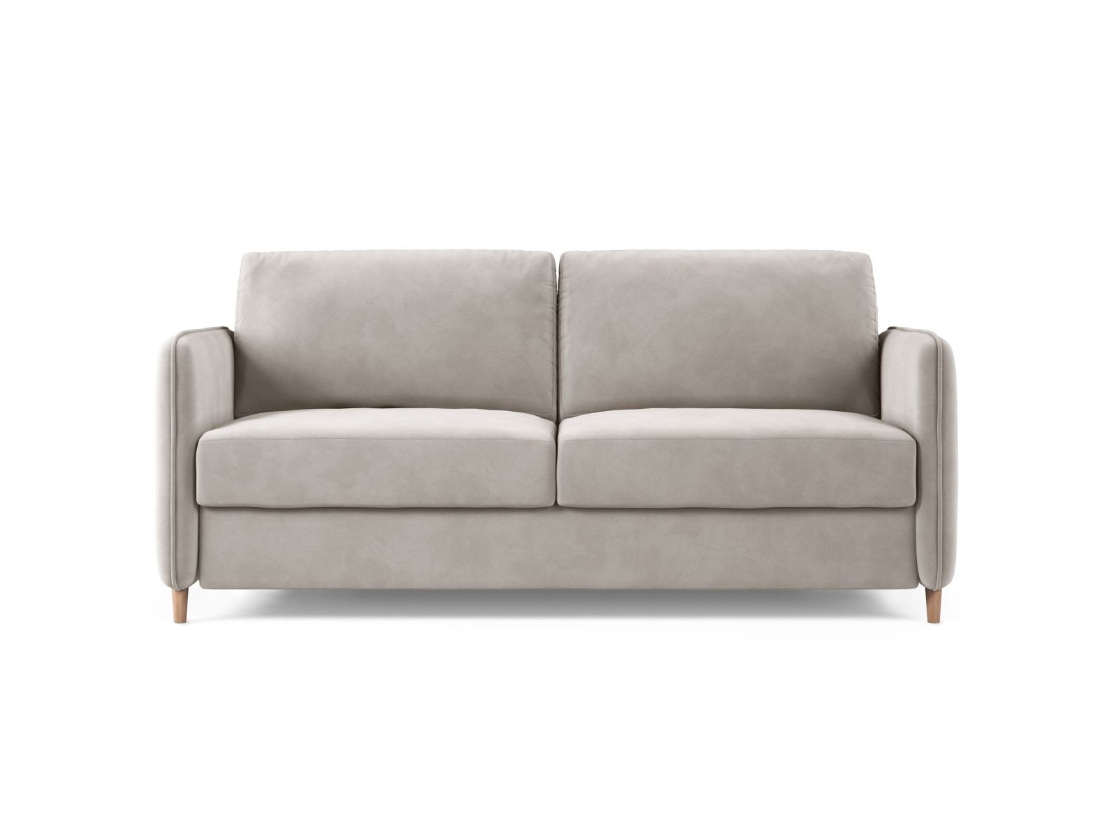 Velvet Sofa With Bed Function, "Simo", 3 Seats, 184x102x95