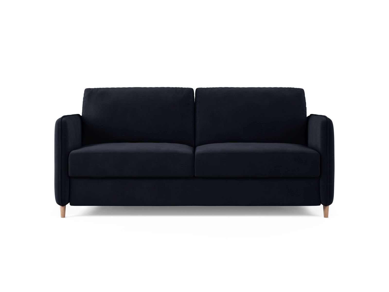 Velvet Sofa With Bed Function, "Simo", 3 Seats, 184x102x95