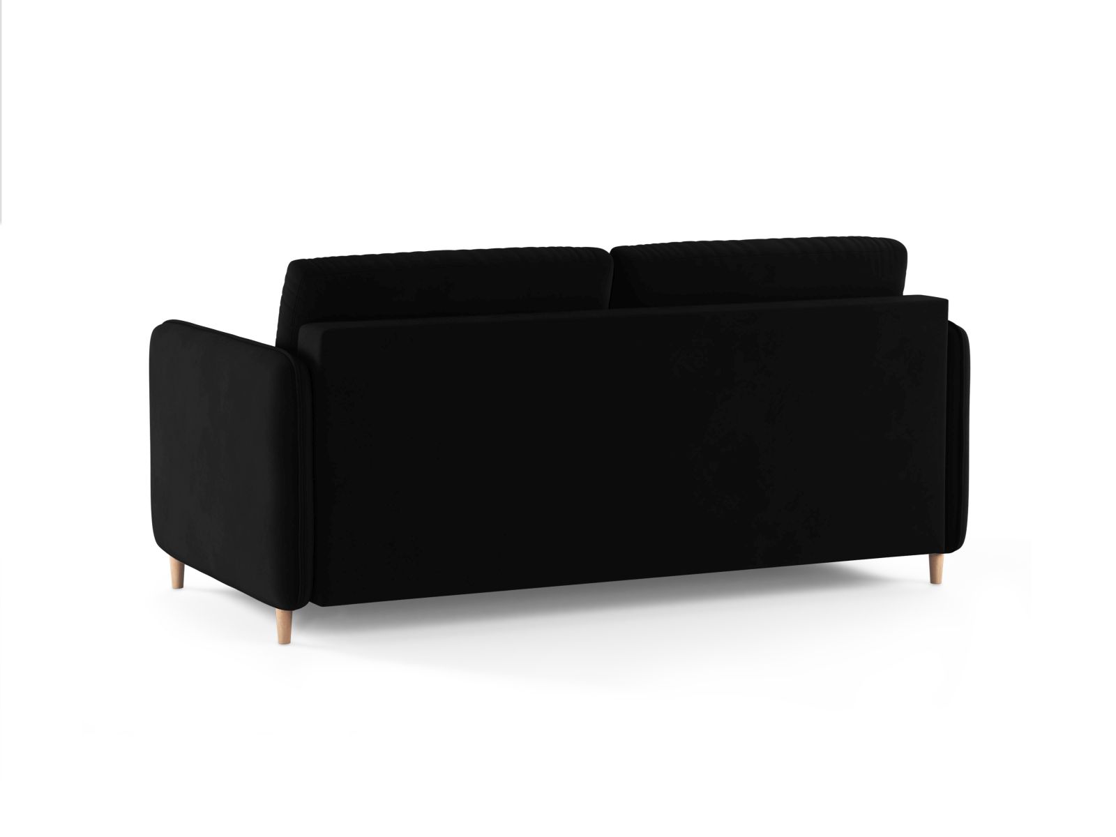 Velvet Sofa With Bed Function, "Simo", 3 Seats, 184x102x95