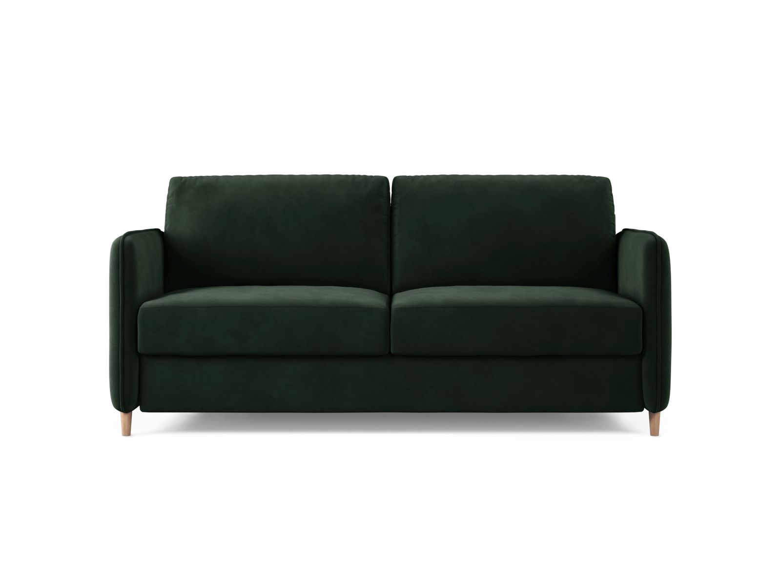 Velvet Sofa With Bed Function, "Simo", 3 Seats, 184x102x95