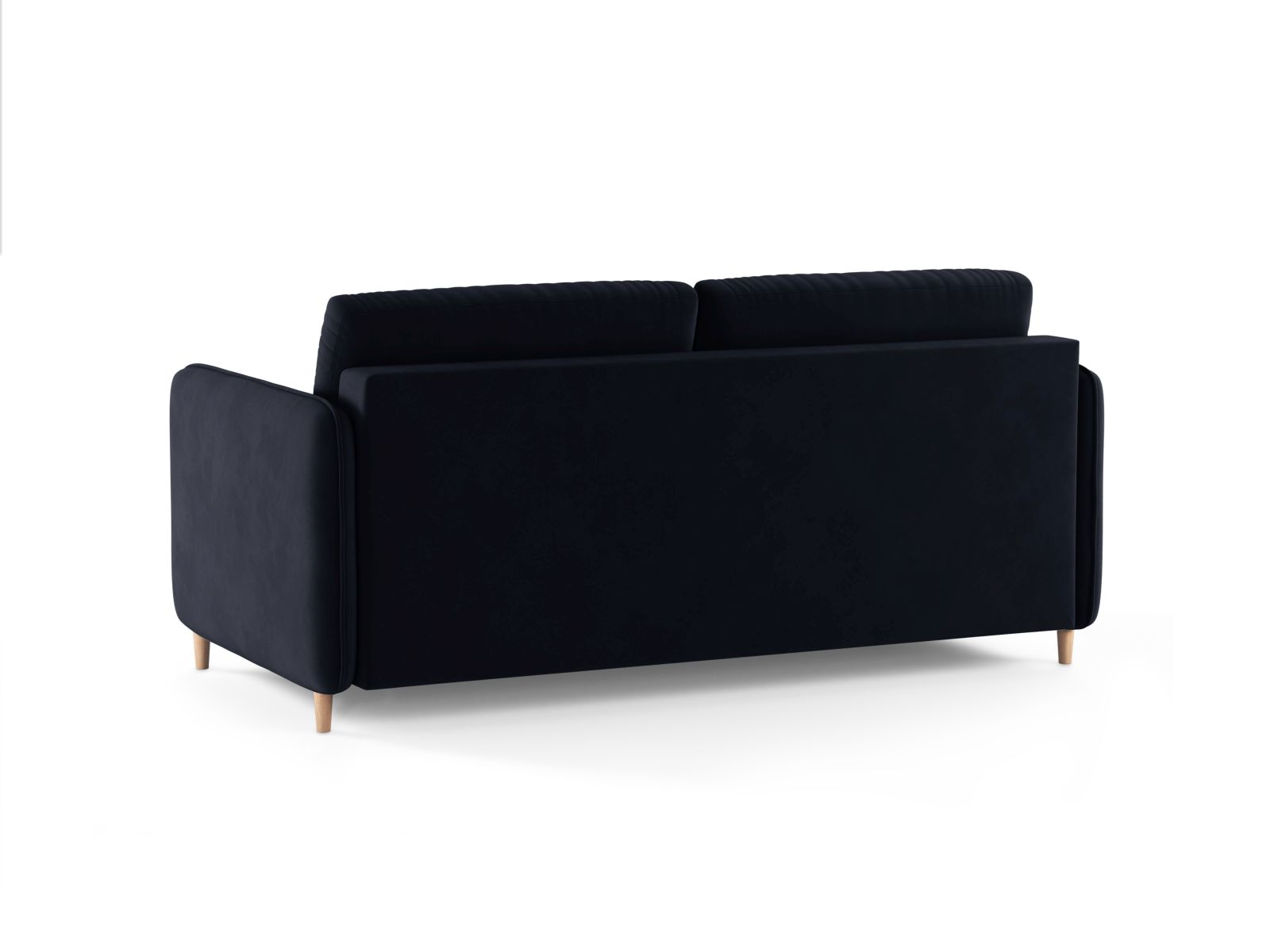 Velvet Sofa With Bed Function, "Simo", 3 Seats, 184x102x95