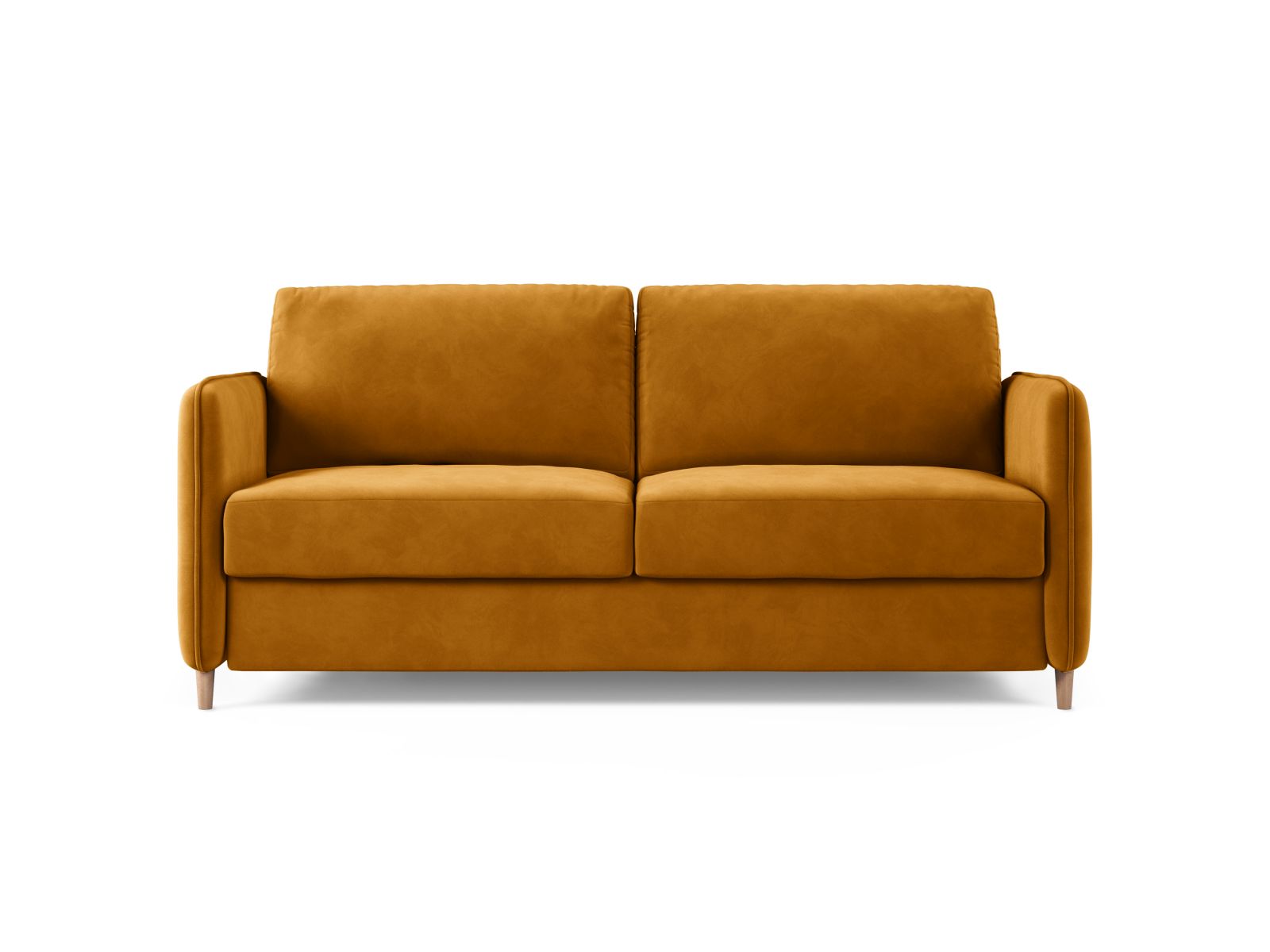 Velvet Sofa With Bed Function, "Simo", 3 Seats, 184x102x95