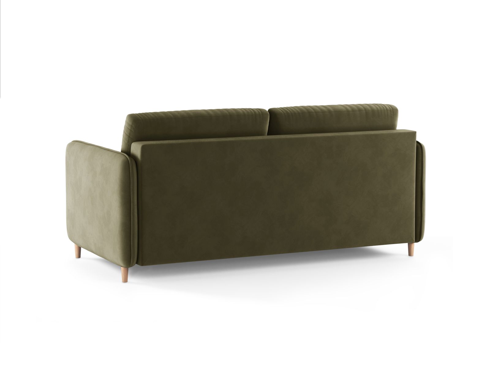 Velvet Sofa With Bed Function, "Simo", 3 Seats, 184x102x95