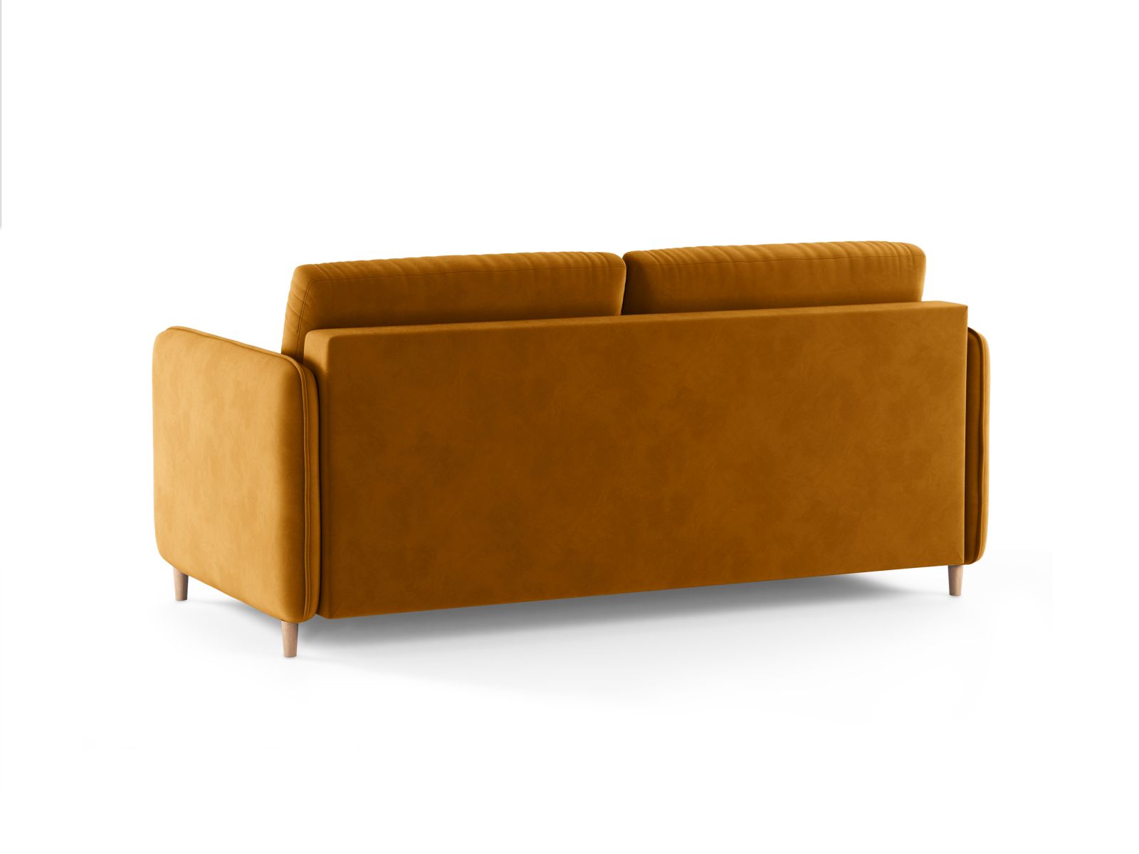 Velvet Sofa With Bed Function, "Simo", 3 Seats, 184x102x95