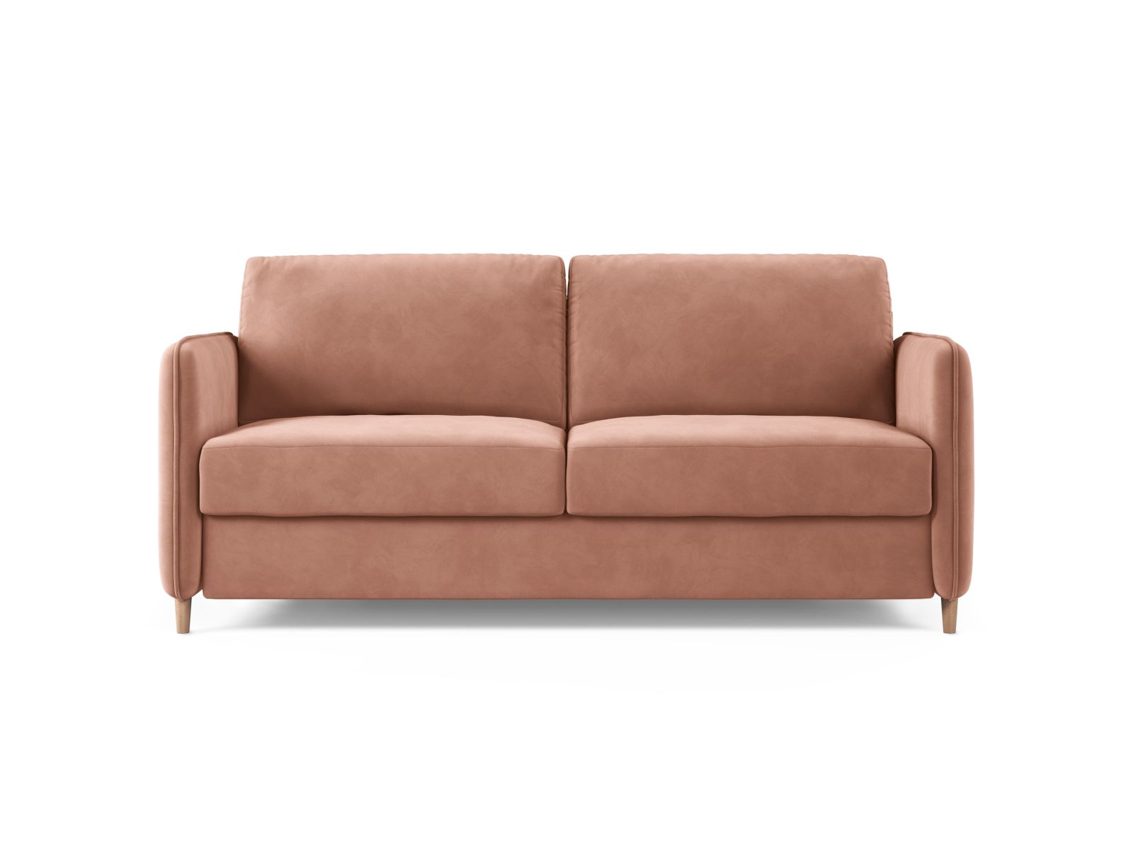 Velvet Sofa With Bed Function, "Simo", 3 Seats, 184x102x95